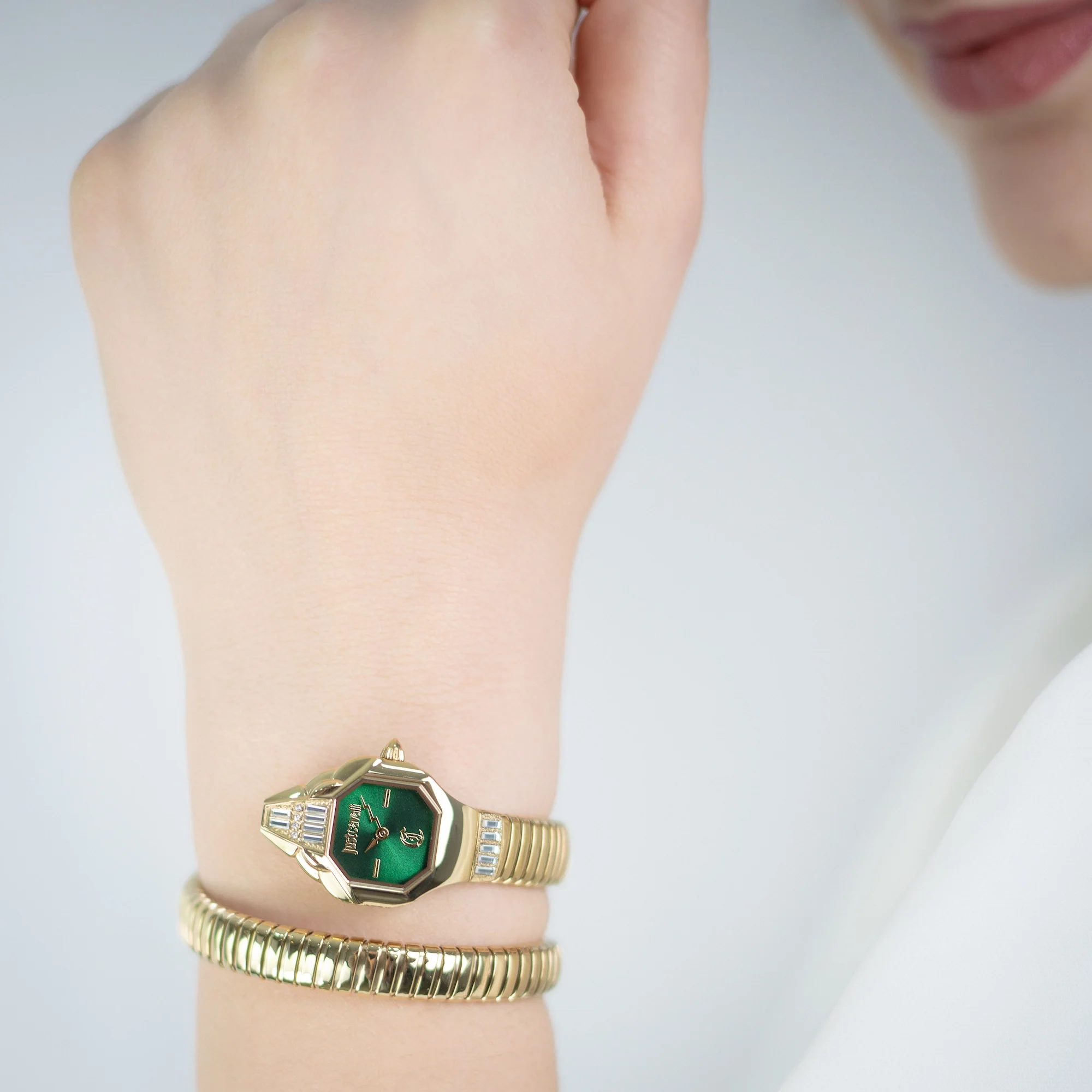Brillante Snake Yellow Gold Green - Image 2