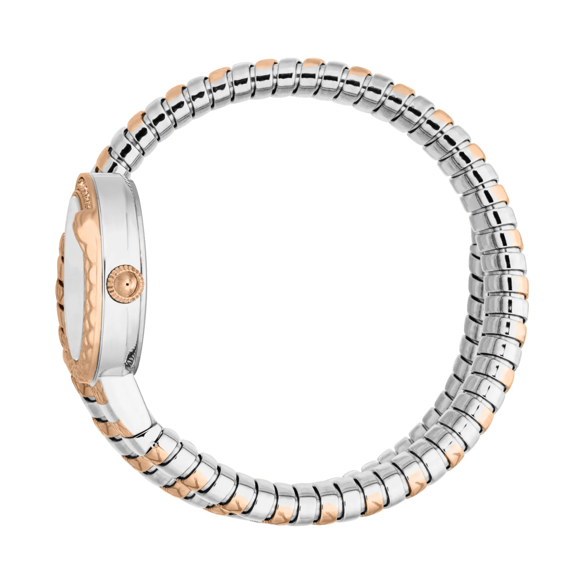 Cerchio Snake Two Tones RG Silver Grey - Image 2