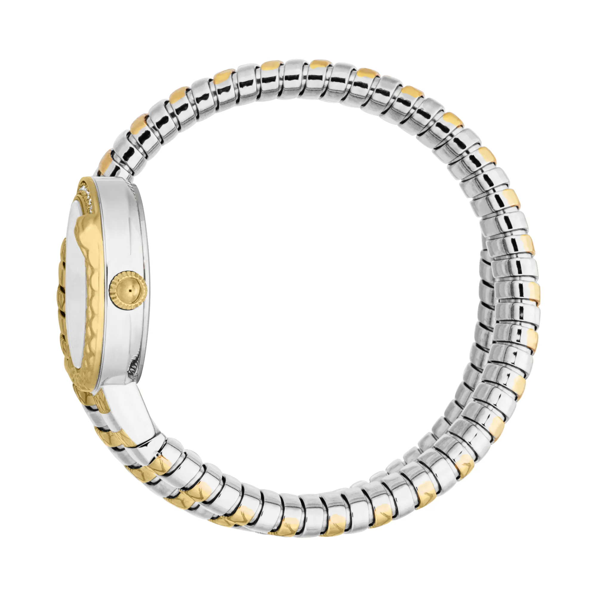 Cerchio Snake Two Tones YG Silver Grey - Image 2
