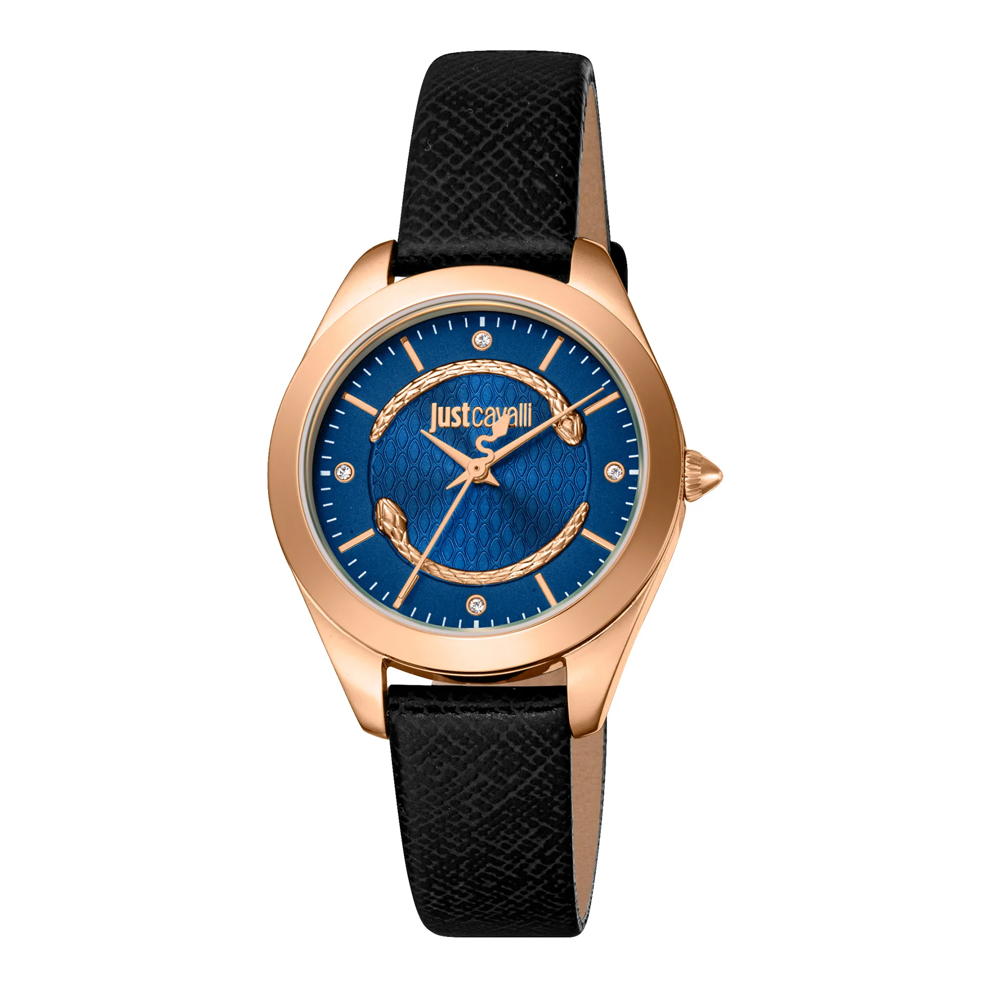 Donna finezza Leather Black RG Blue