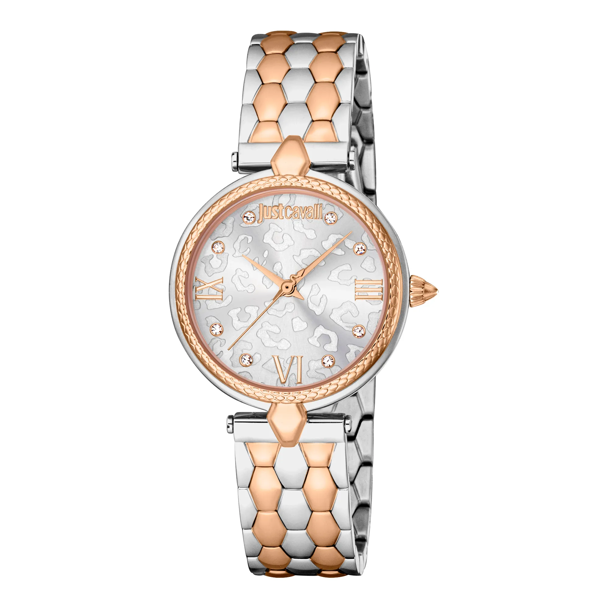 Donna Leopardo Two Tones RG Silver