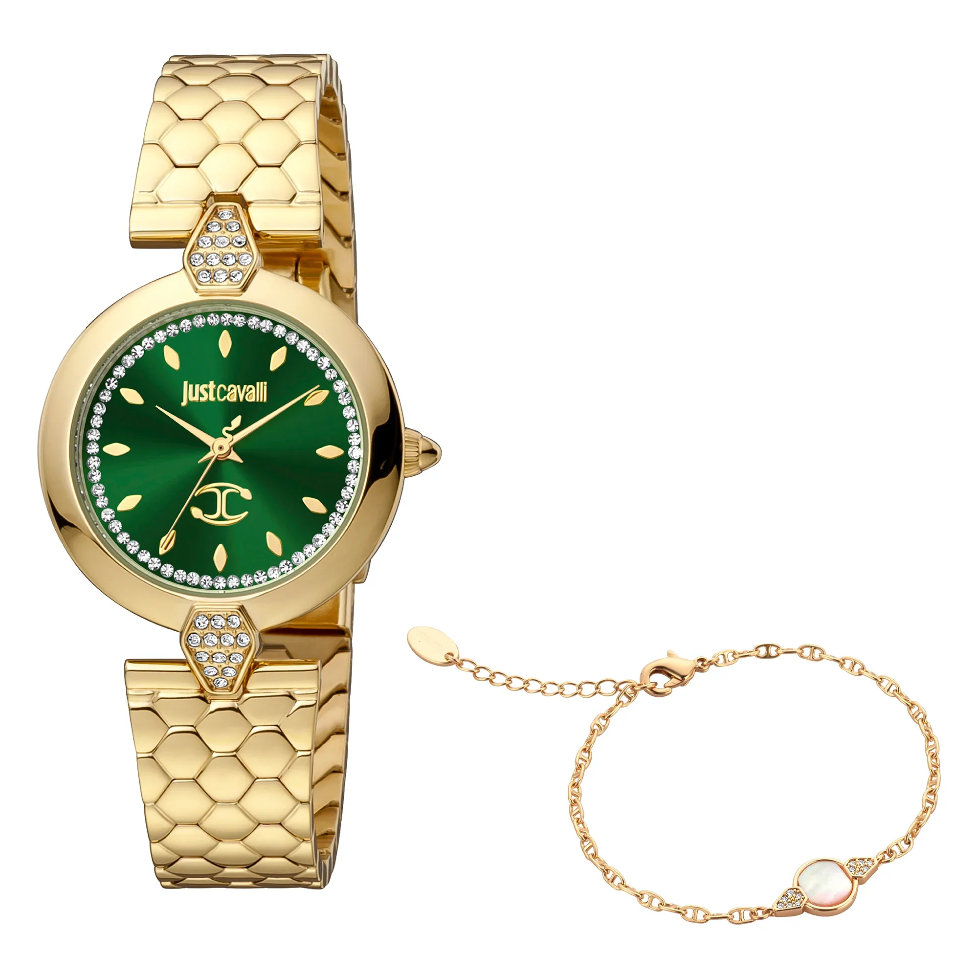 Donna moderna Yellow Gold Green