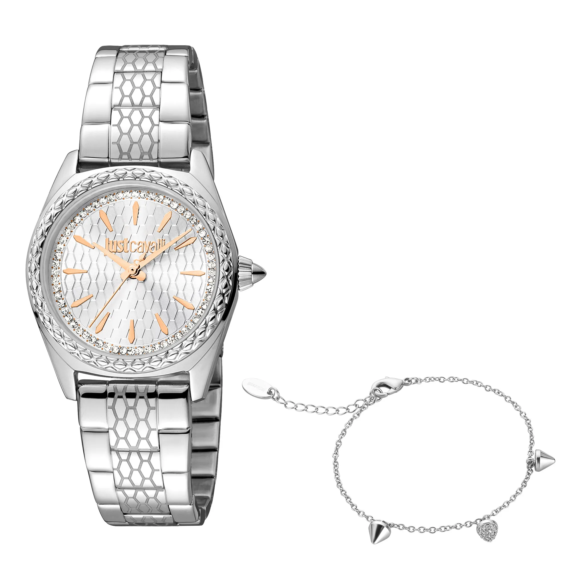 Fashion Glam Silver Steel