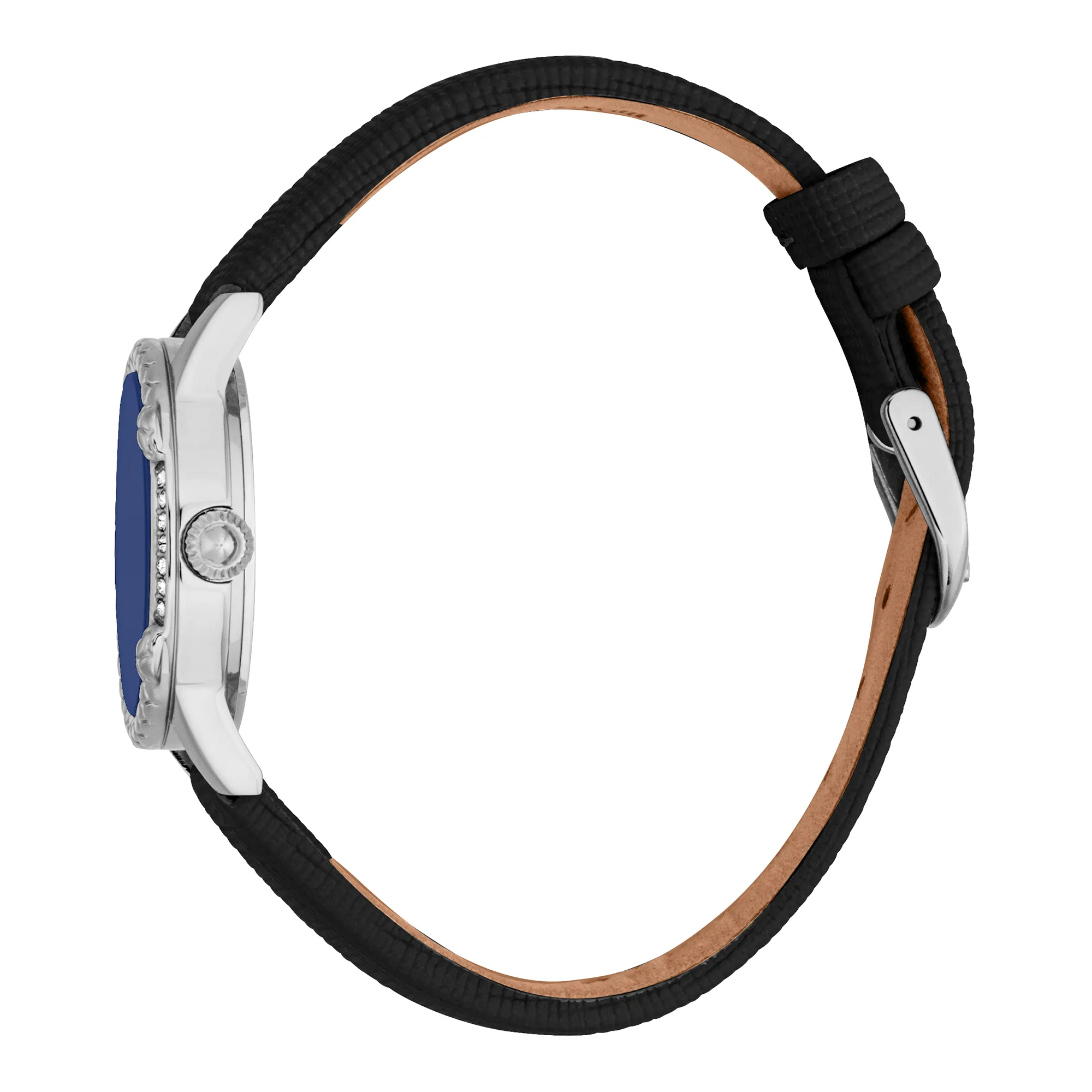 Fiorenza Snake Leather Black Silver Blue - Image 3