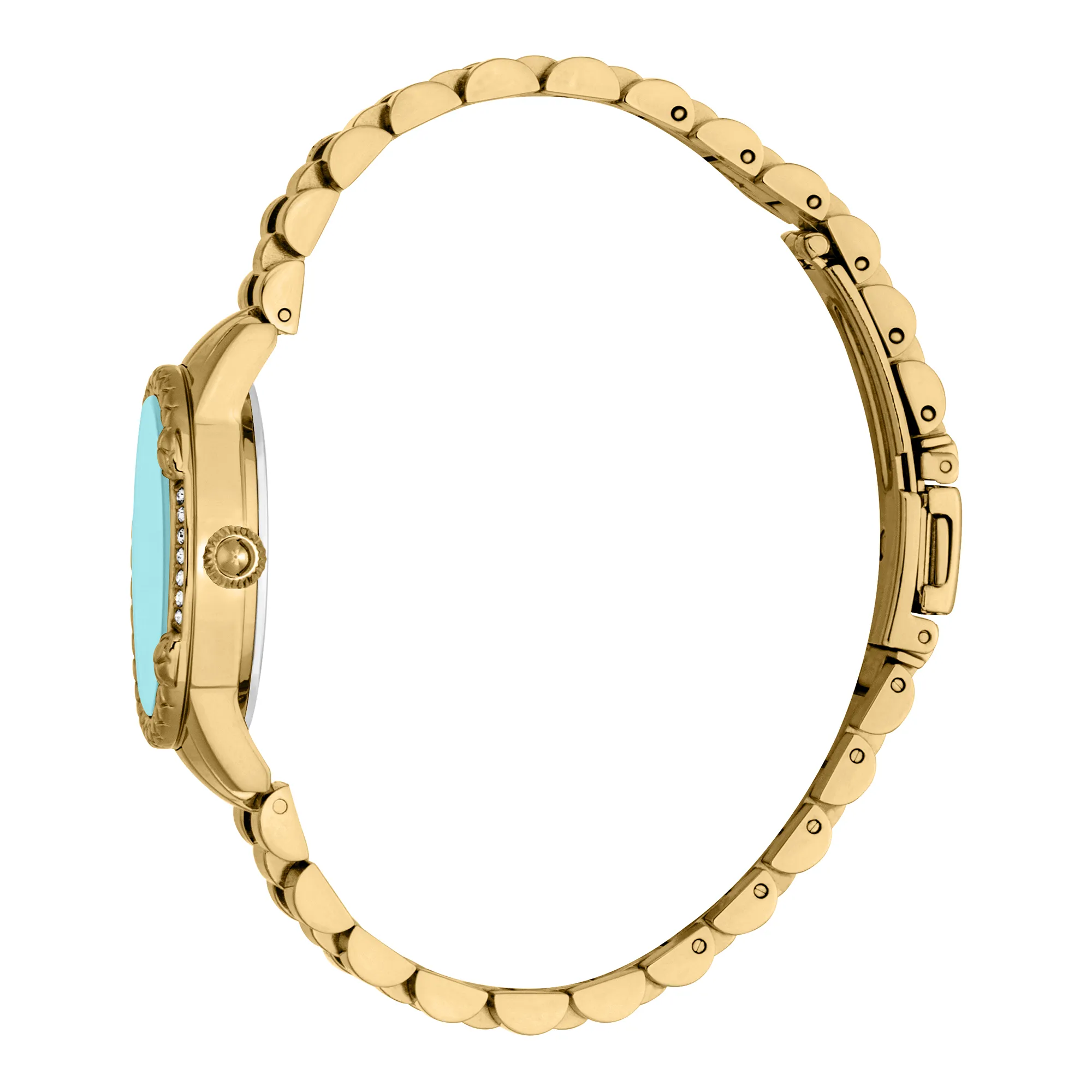 Fiorenza Snake Yellow Gold Turquoise - Image 3