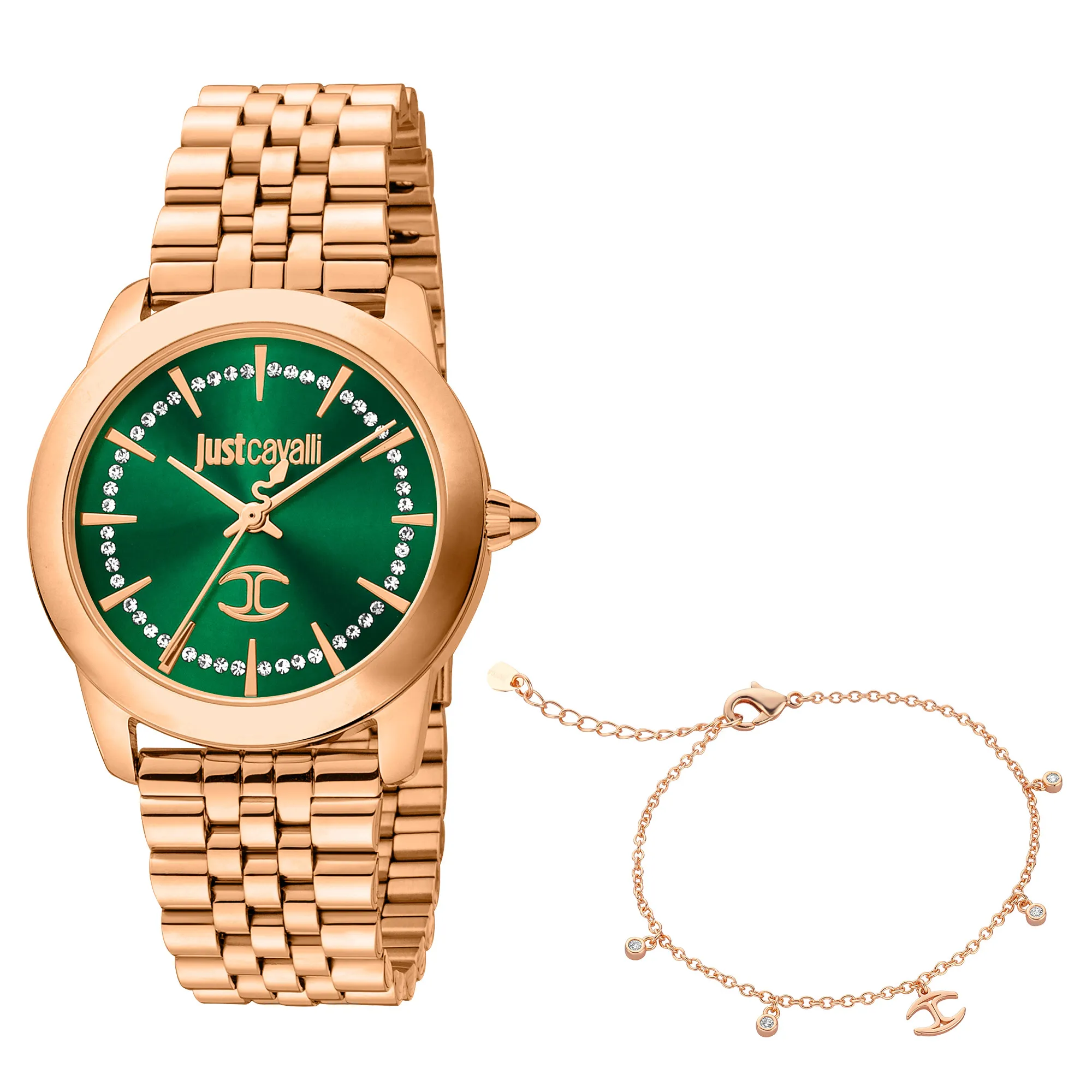Glam Creazione Rose Gold Green