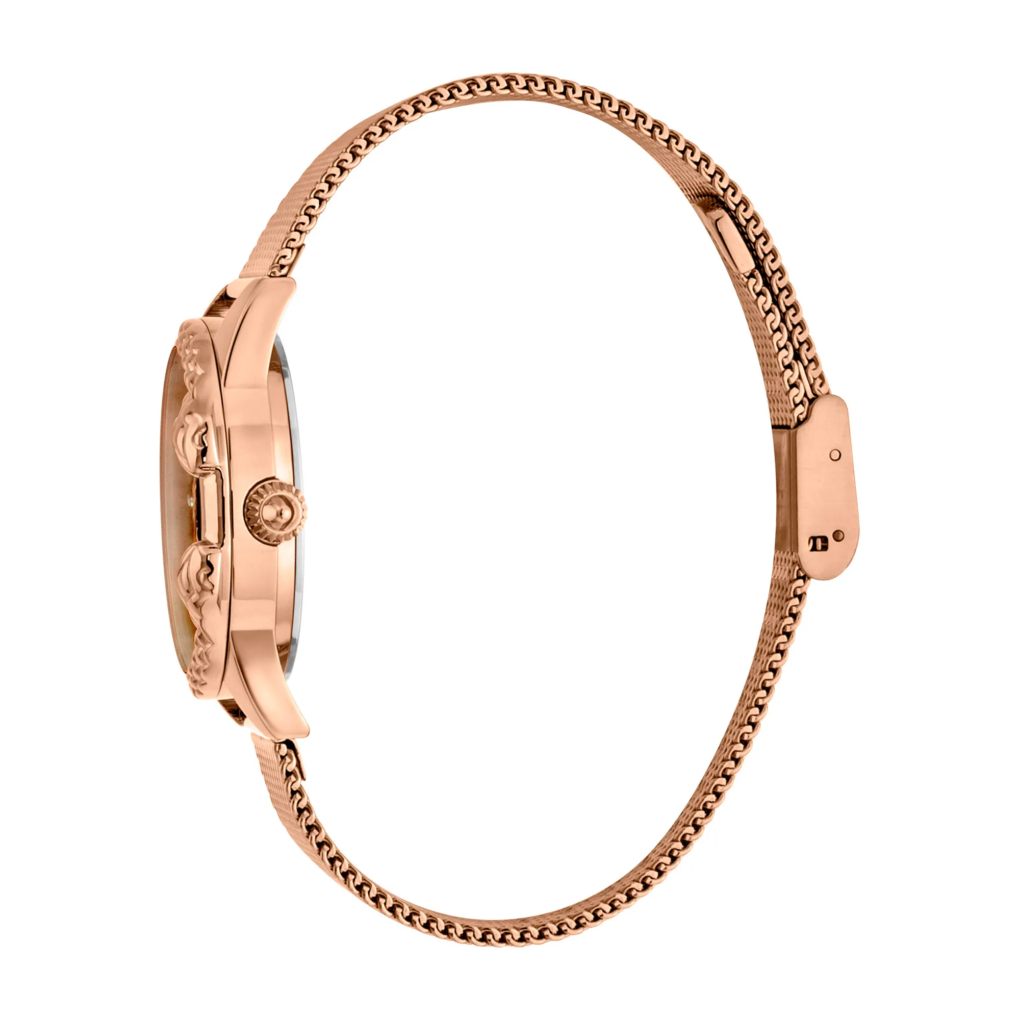 JC Giro Steel Rose Gold Black Serpente Zircons - Image 2