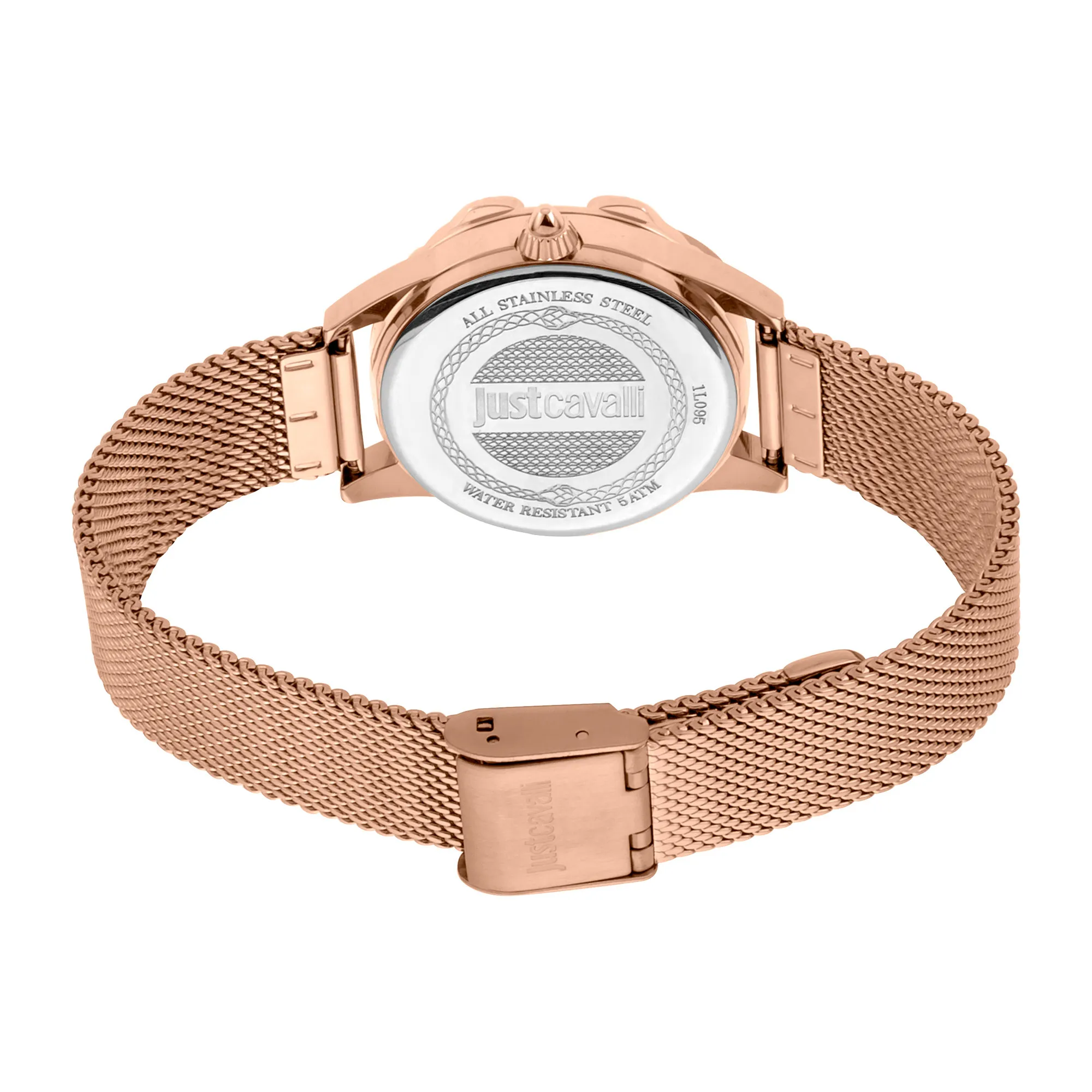 JC Giro Steel Rose Gold Black Serpente Zircons - Image 3