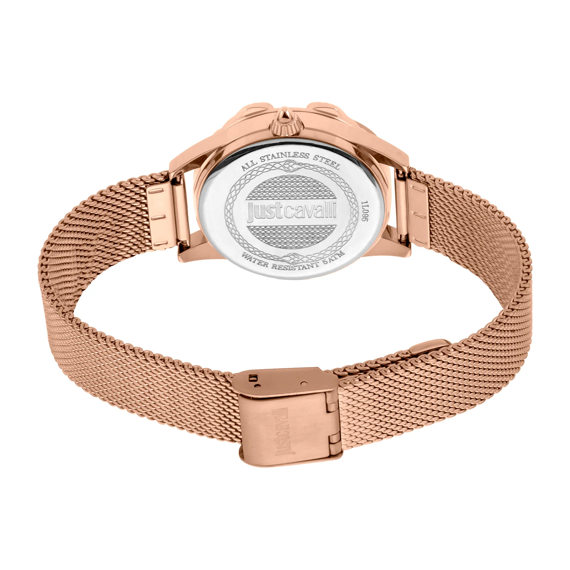 JC Giro Steel Rose Gold Serpente Zircons - Image 3