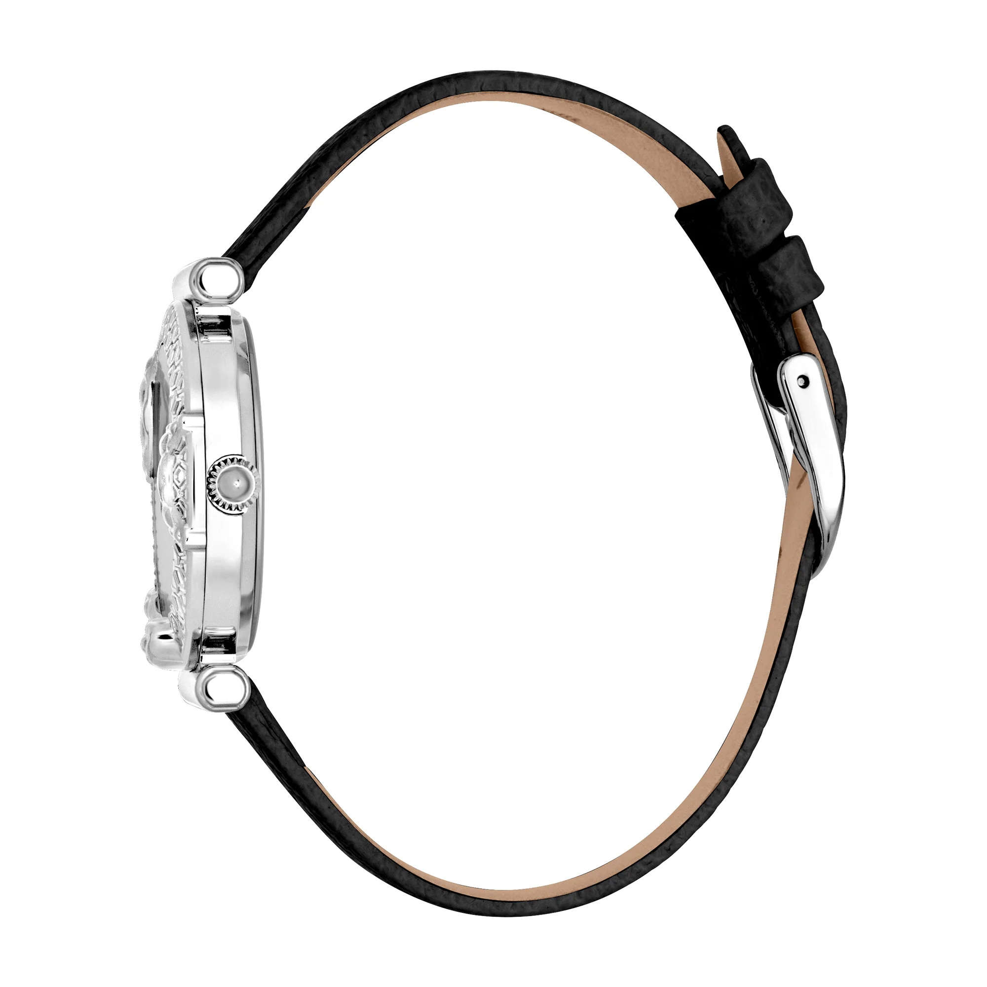 JC Trama 2 Leather Black Silver - Image 2