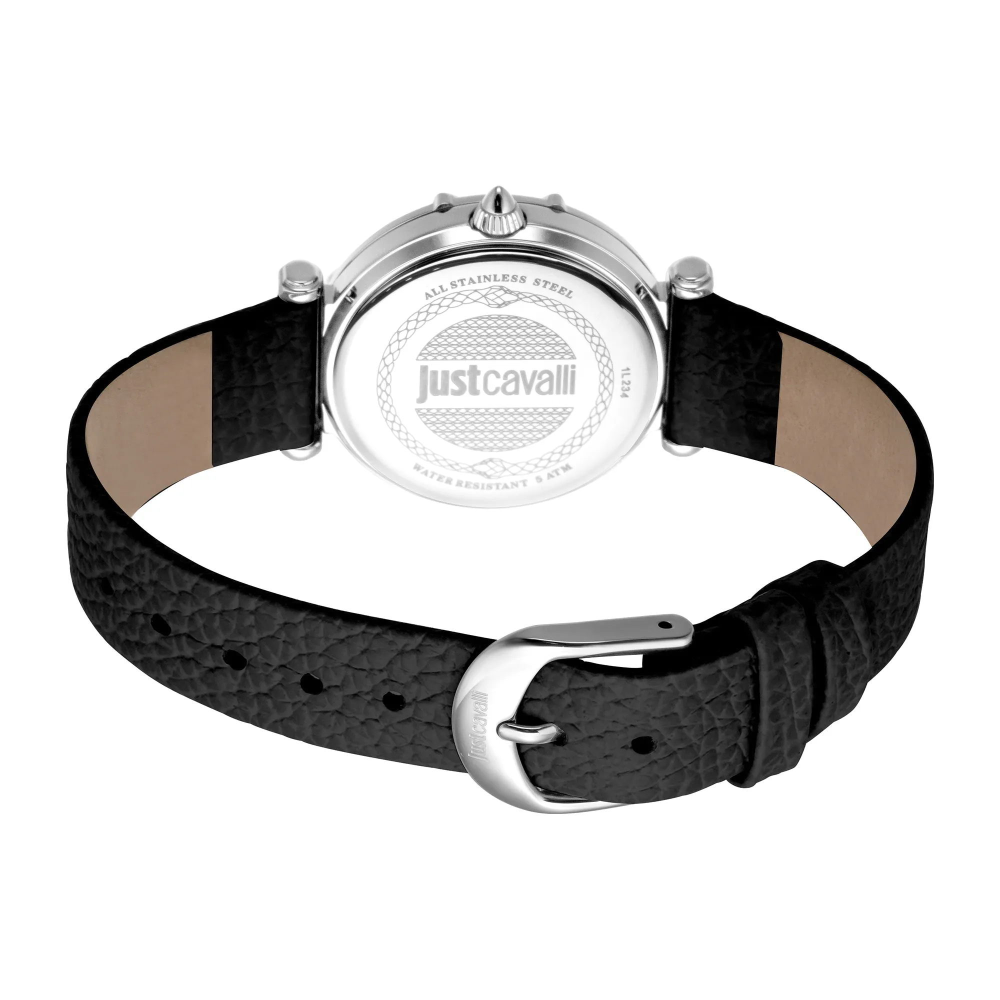 JC Trama 2 Leather Black Silver - Image 3
