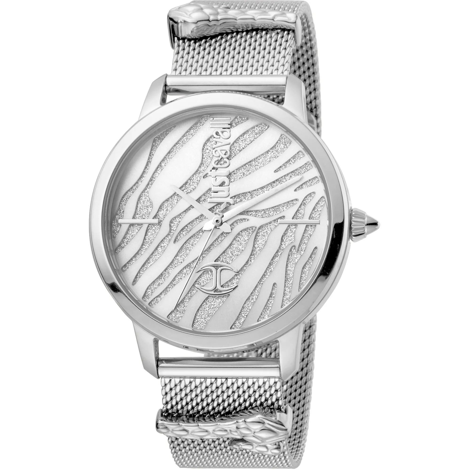 Just per me Steel Silver Zebra Glitter