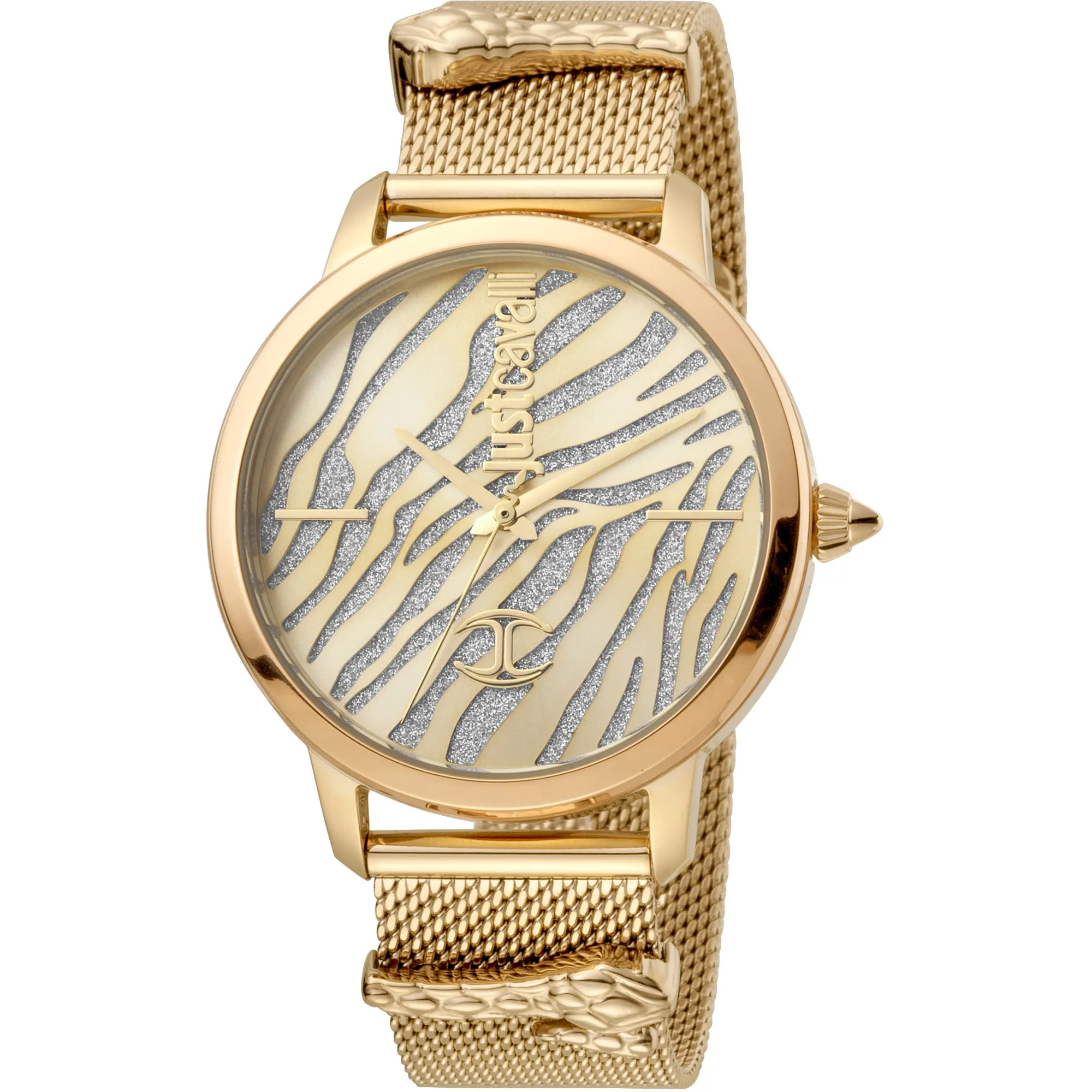 Just per me Steel Yellow Gold Zebra Glitter