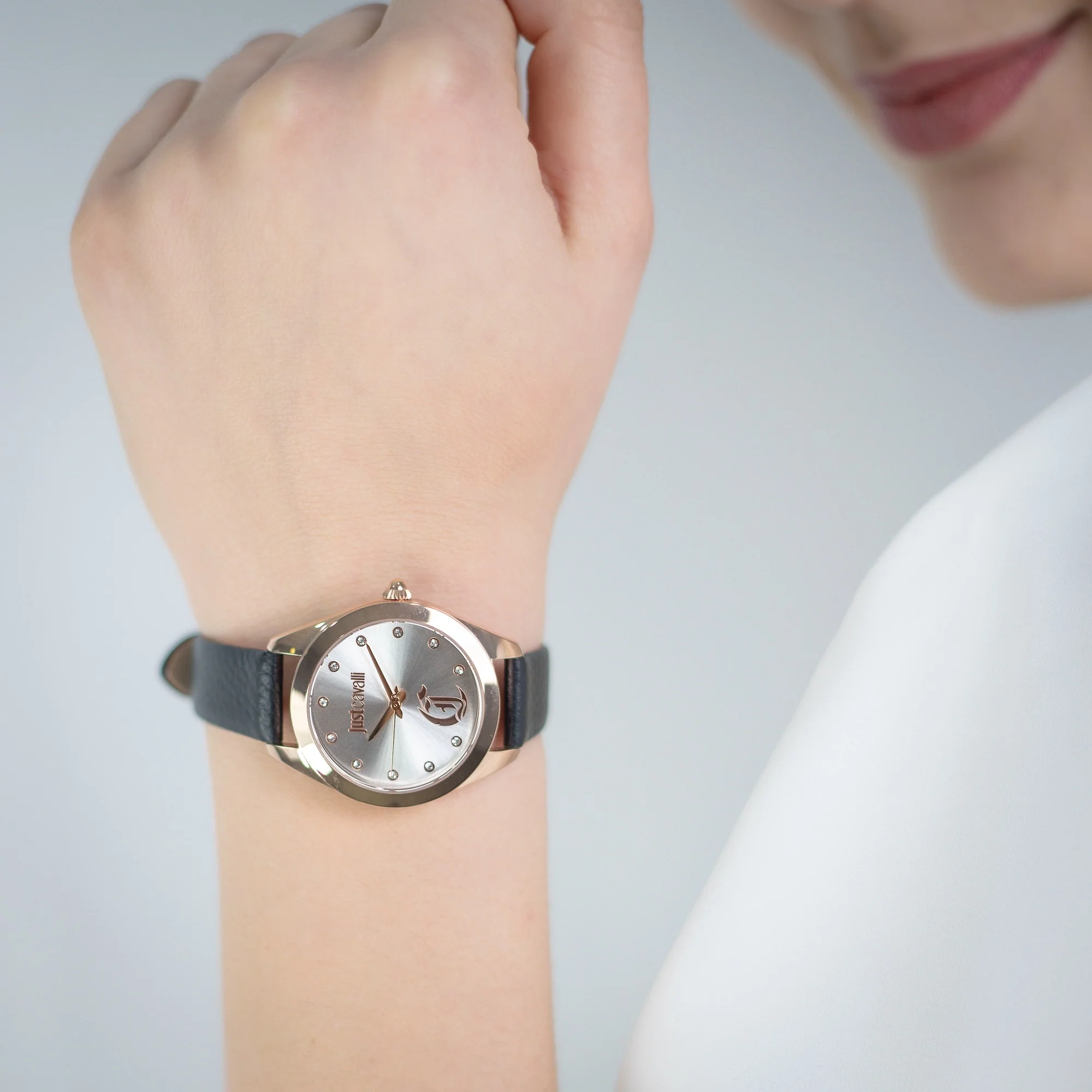 Luna Leather Black RG Silver - Image 2