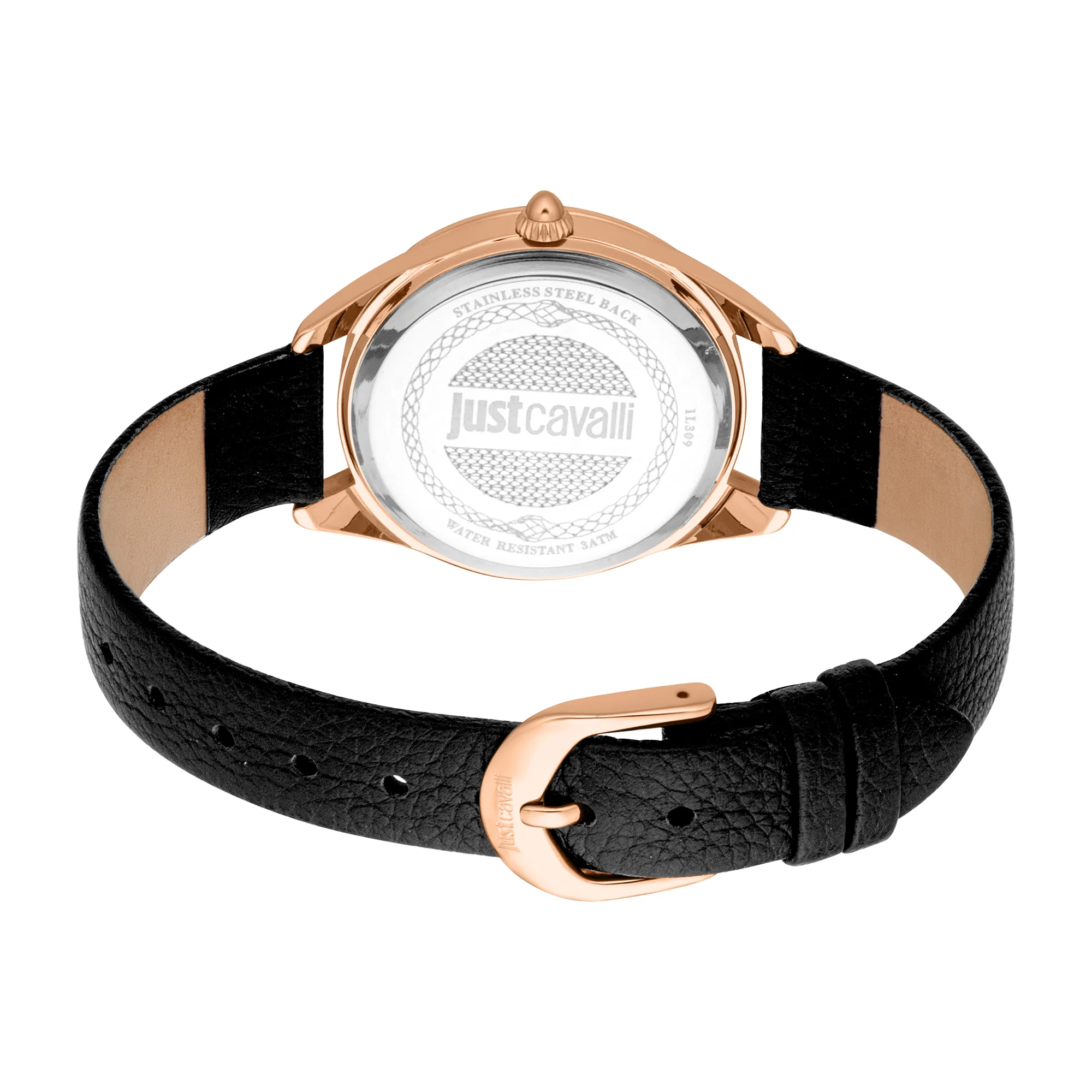 Luna Leather Black RG Silver - Image 4
