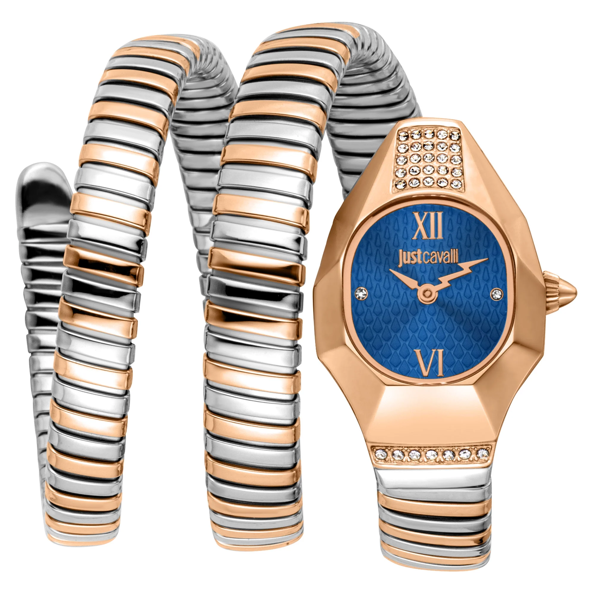 Lunara Silver Rose Gold Blue