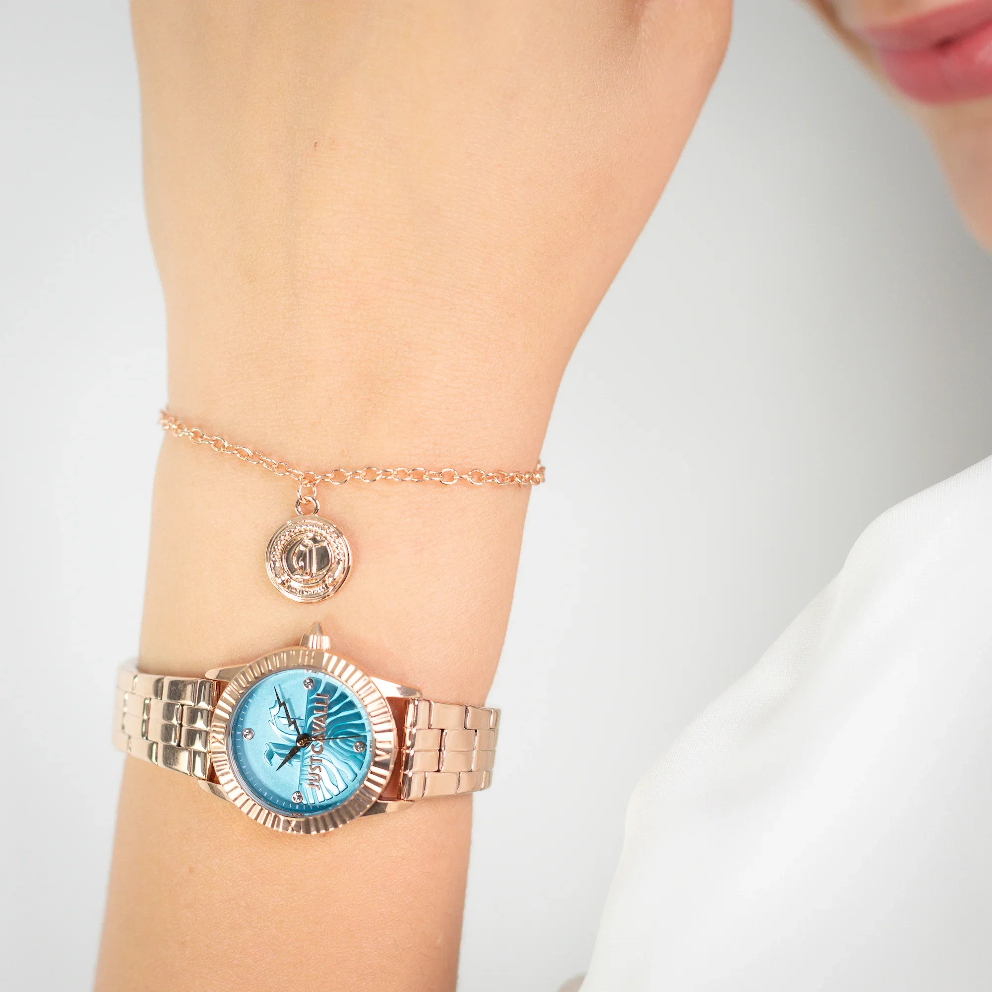 Mini Raffinata Rose Gold Light Blue - Image 2