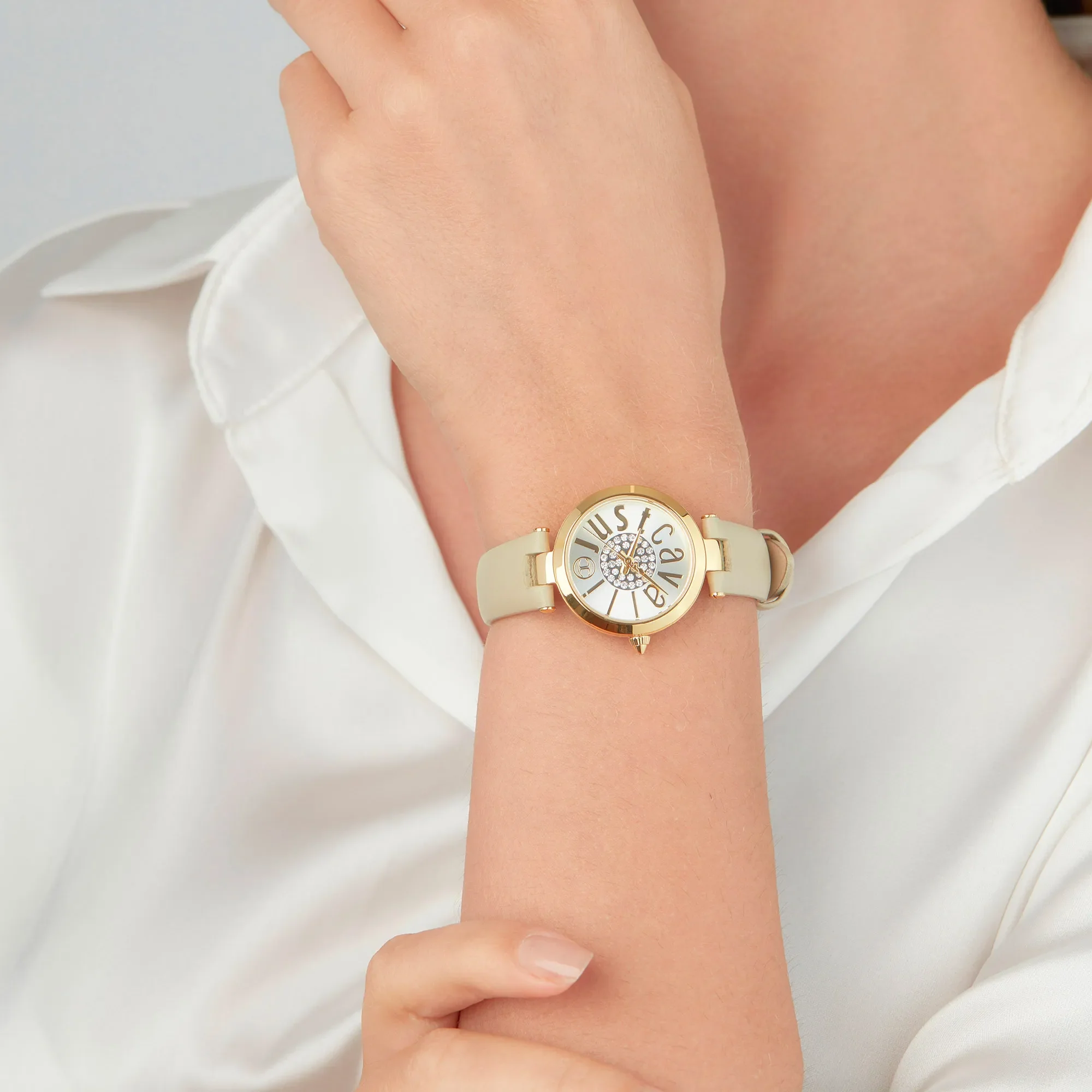 Modena Leather Beige Yellow Gold - Image 2