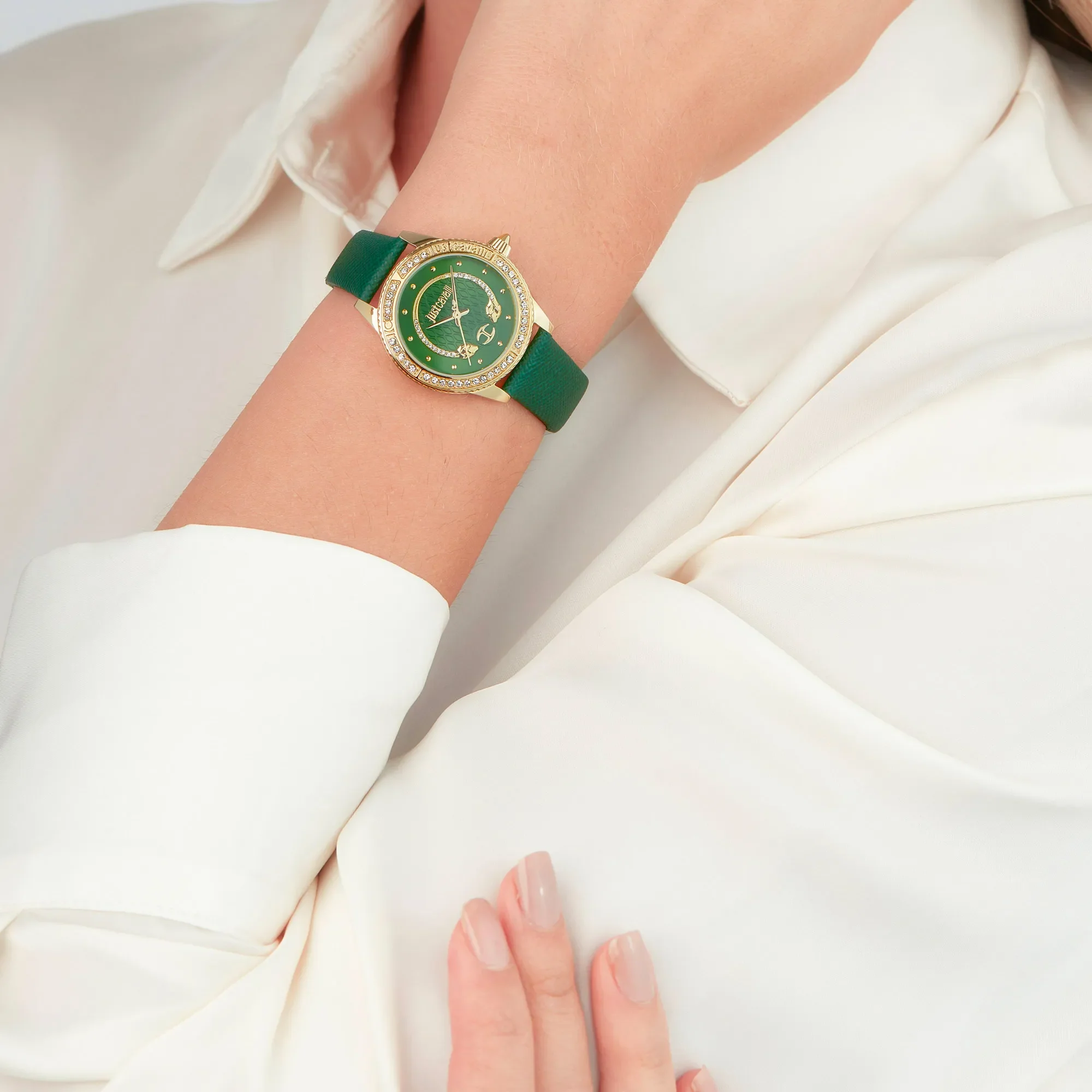 Neive Leather Green Yellow Gold - Image 2