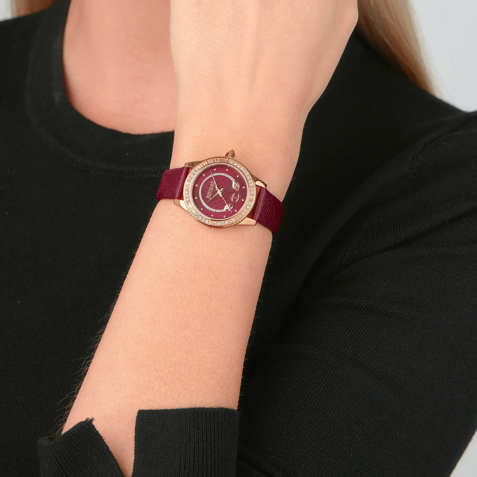 Neive Leather Red Rose Gold - Image 2