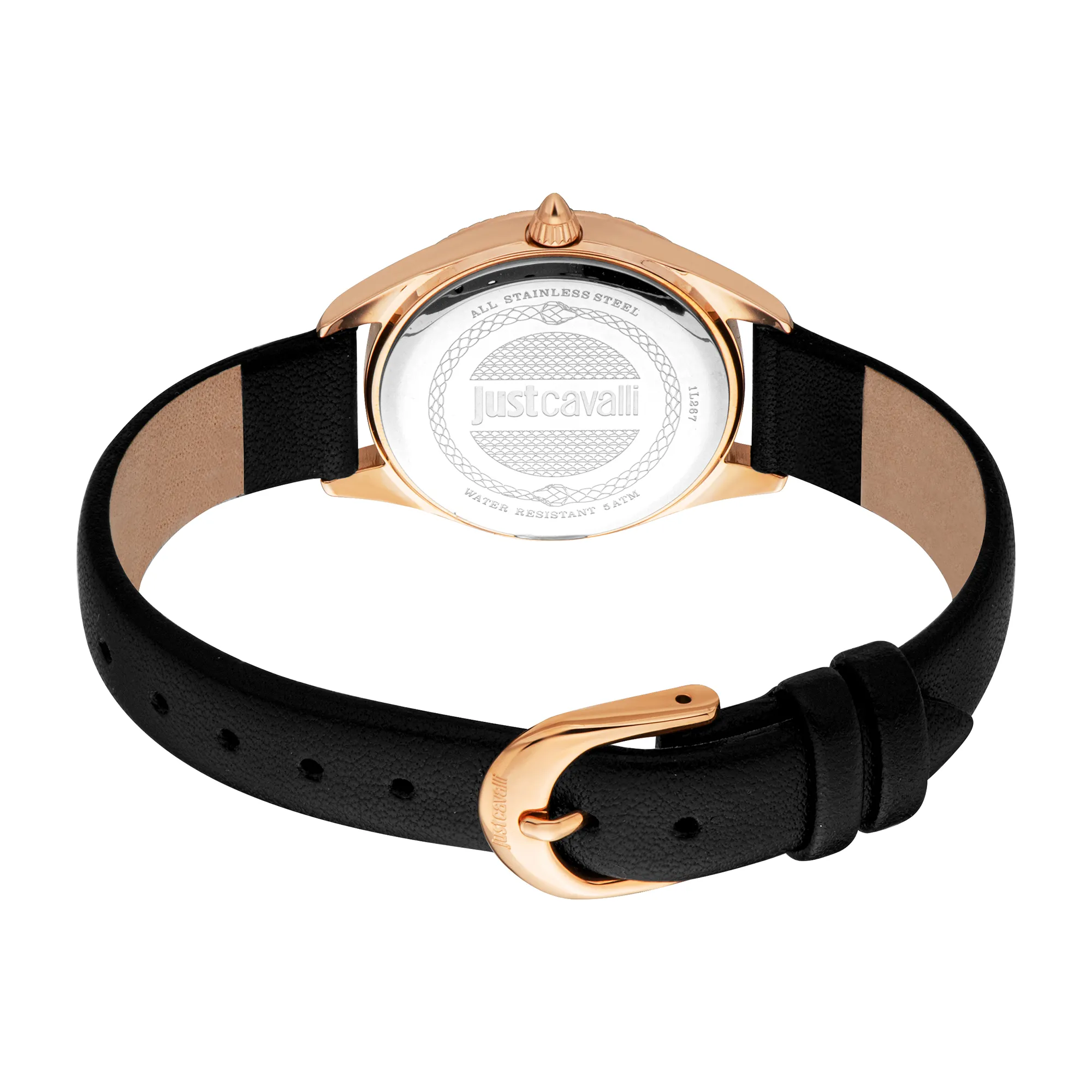 Pacentro Leather Black Rose Gold - Image 4