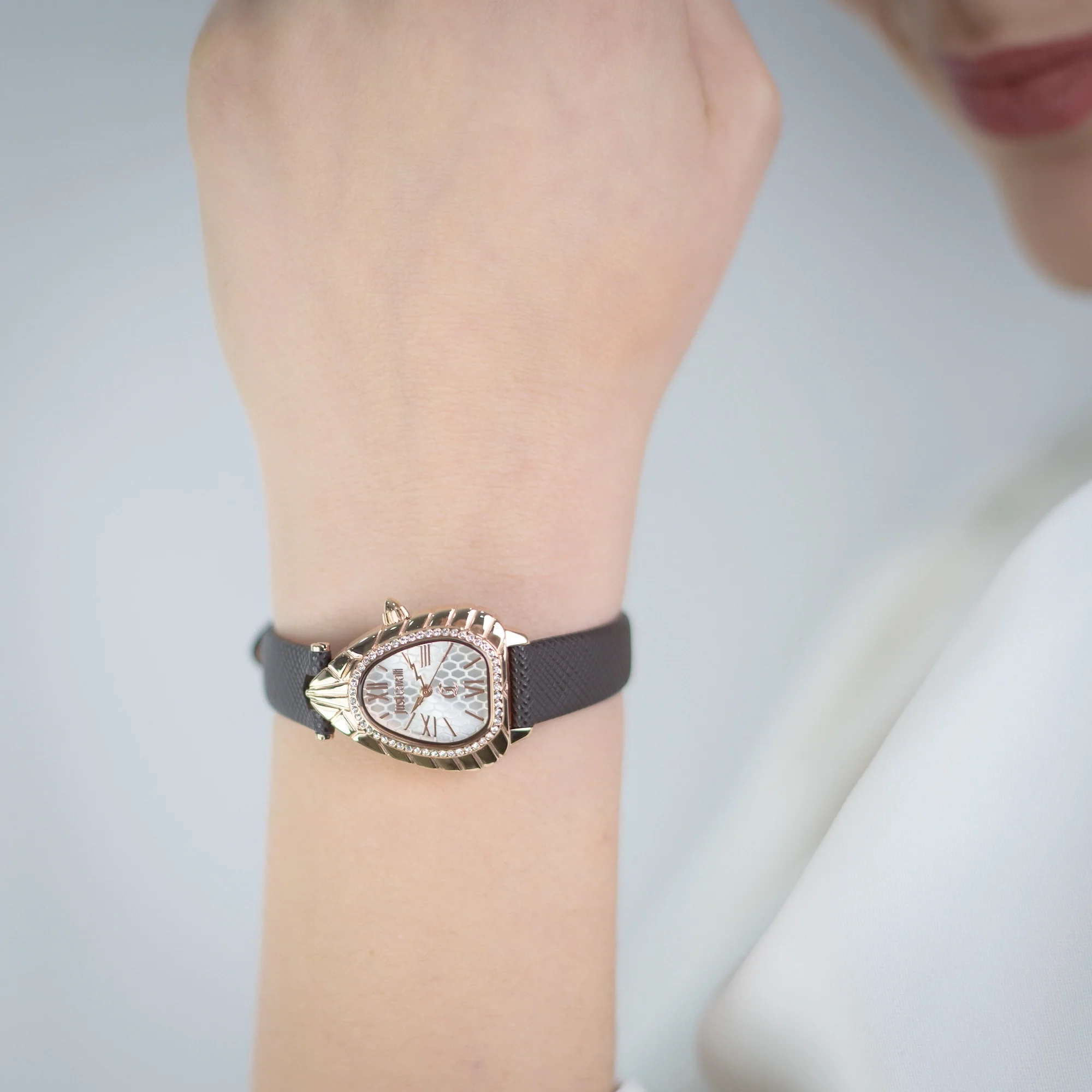 Perla Leather Brown RG - Image 2