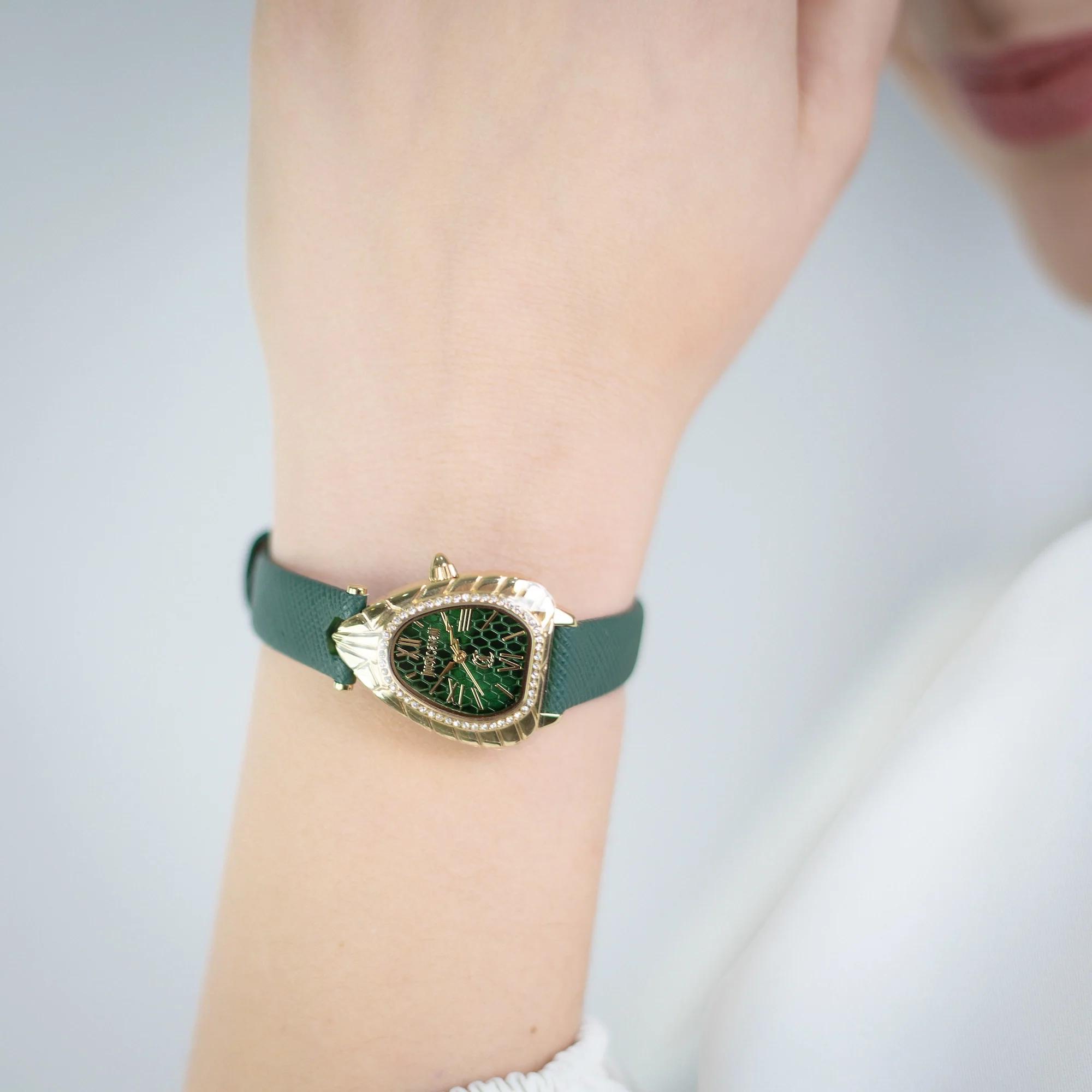 Perla Leather Green YG - Image 2