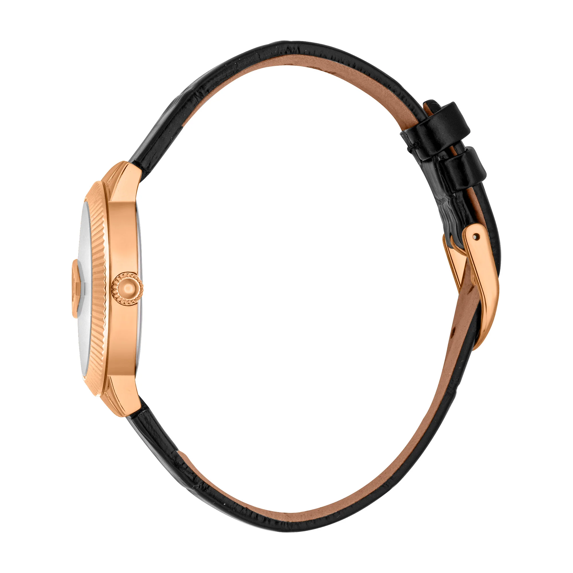 Puntale Black Leather Rose Gold - Image 3