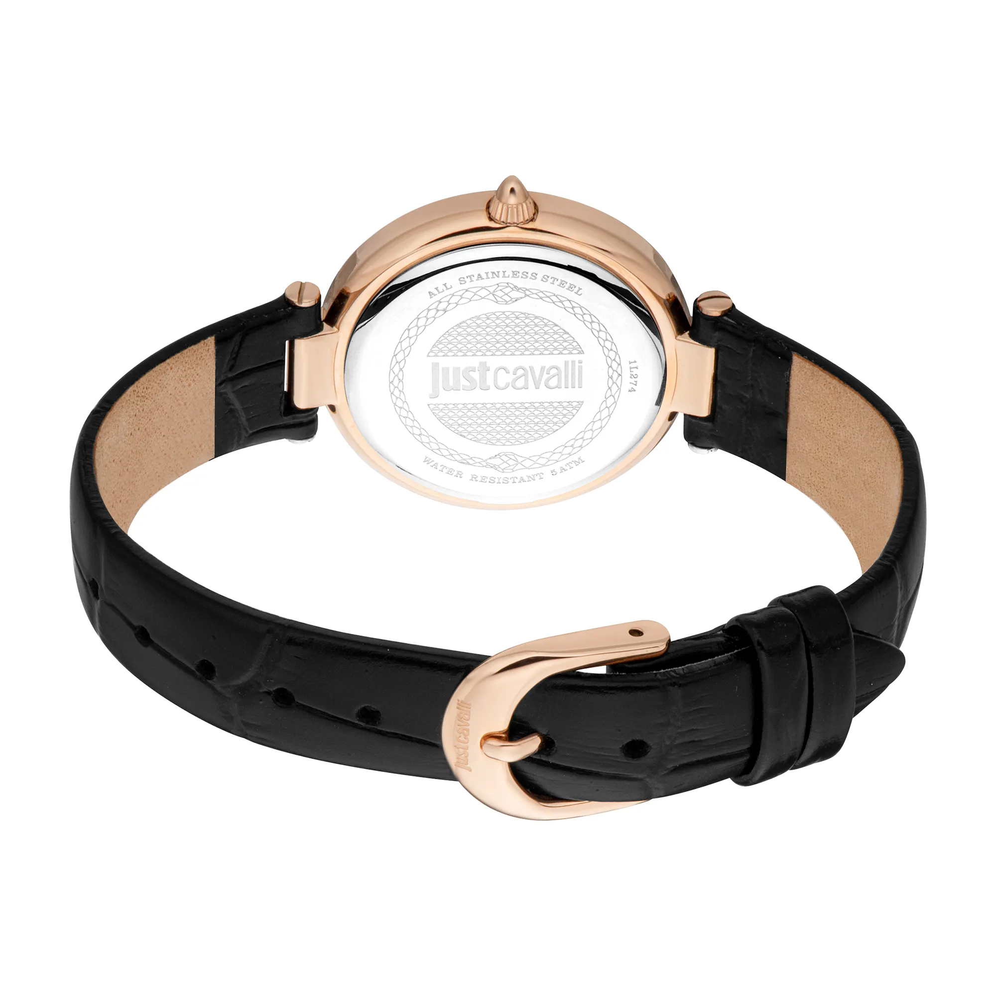 Savoca Leather Black RG Silver - Image 4