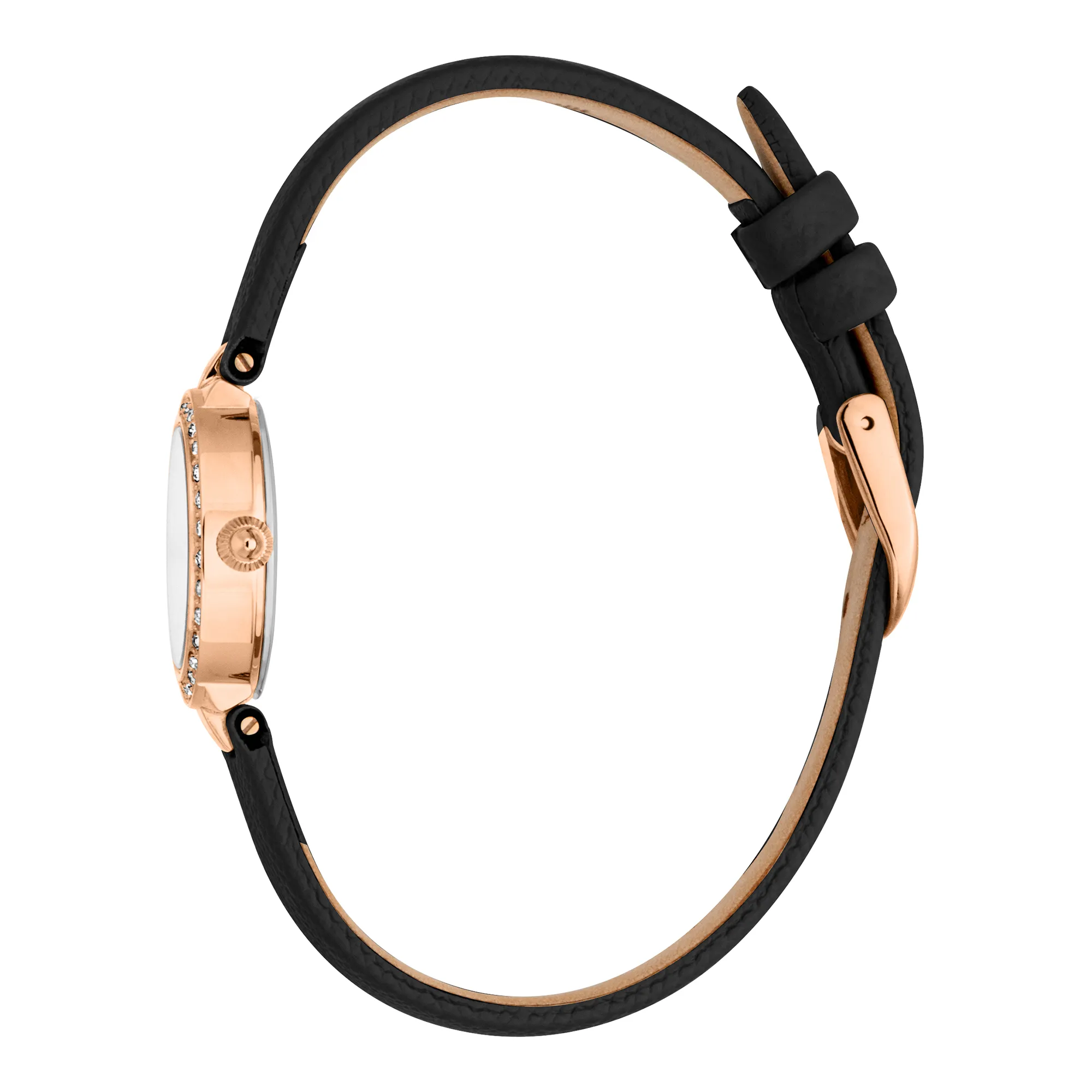Serenita Mini Leather Black RG Silver - Image 3