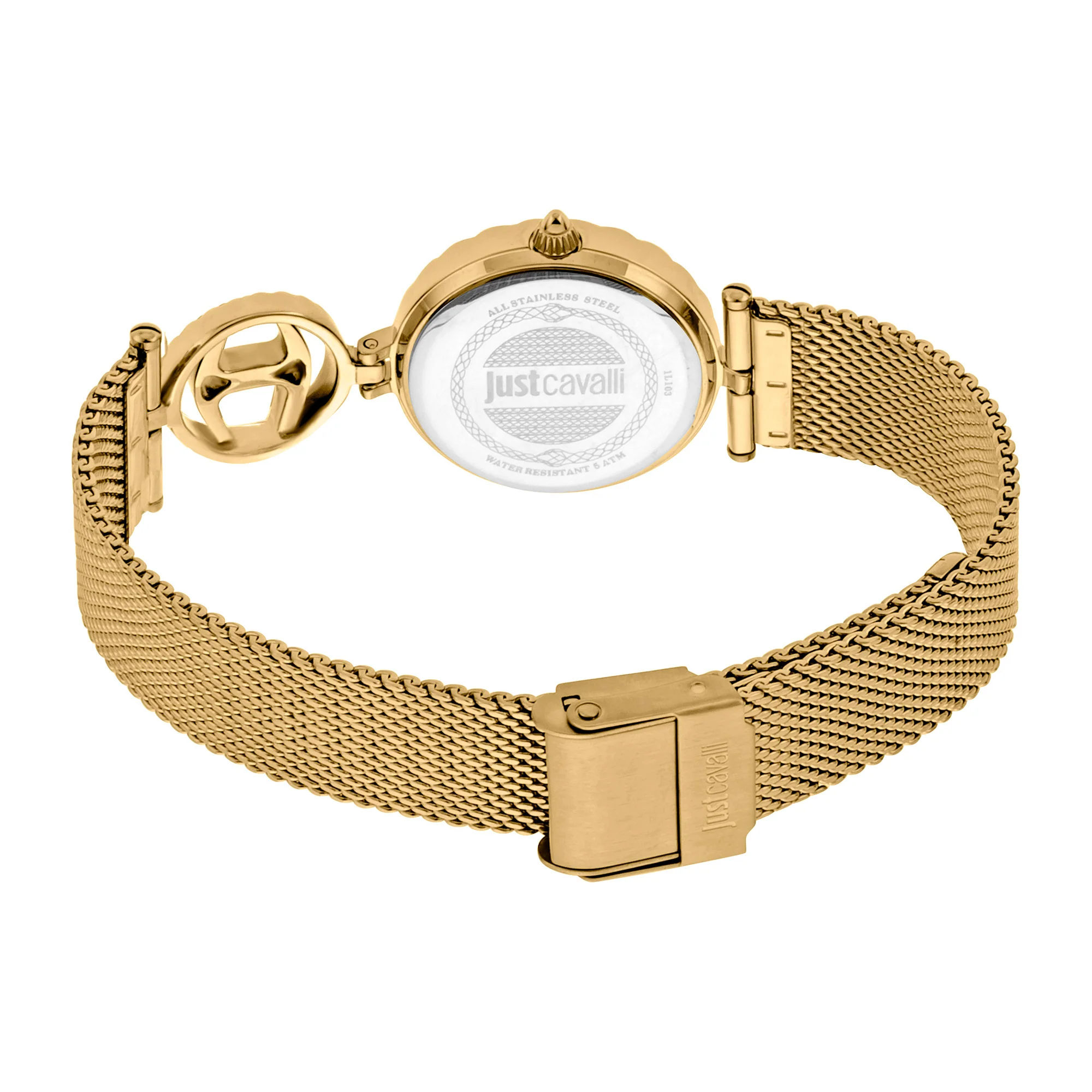 SET With Bracelet Steel Yellow Gold Glitter - Image 3