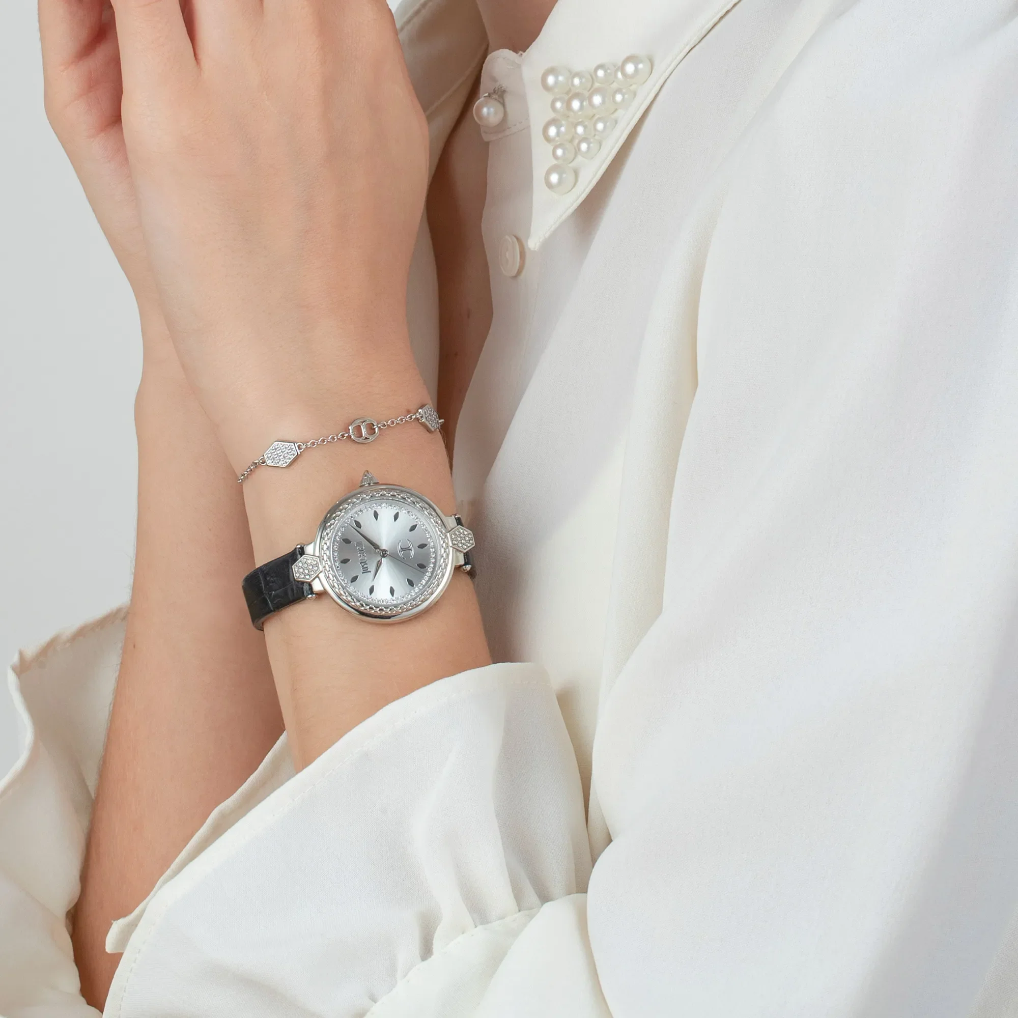 Snake Creazione Silver Leather - Image 2