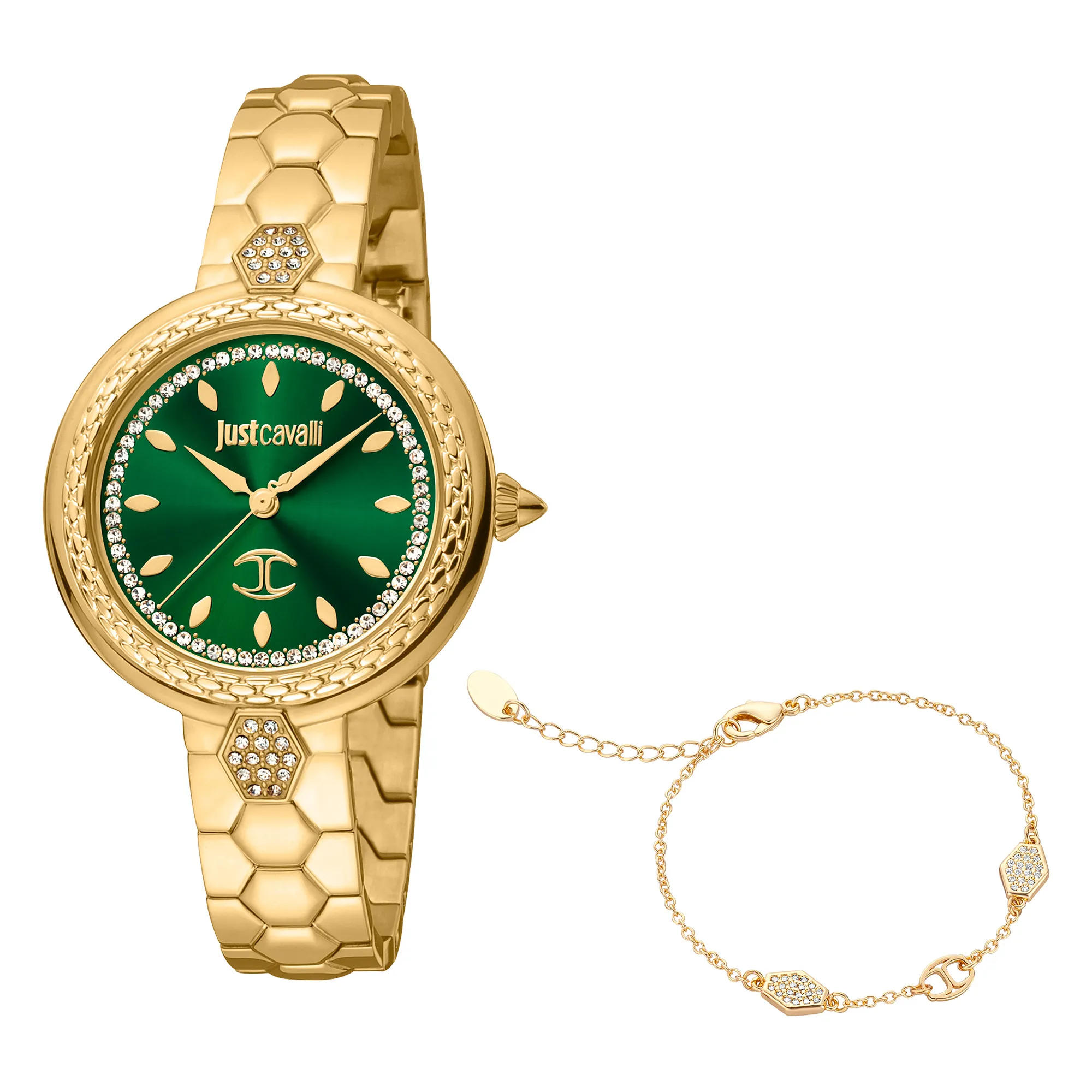 Snake Creazione Yellow Gold Green