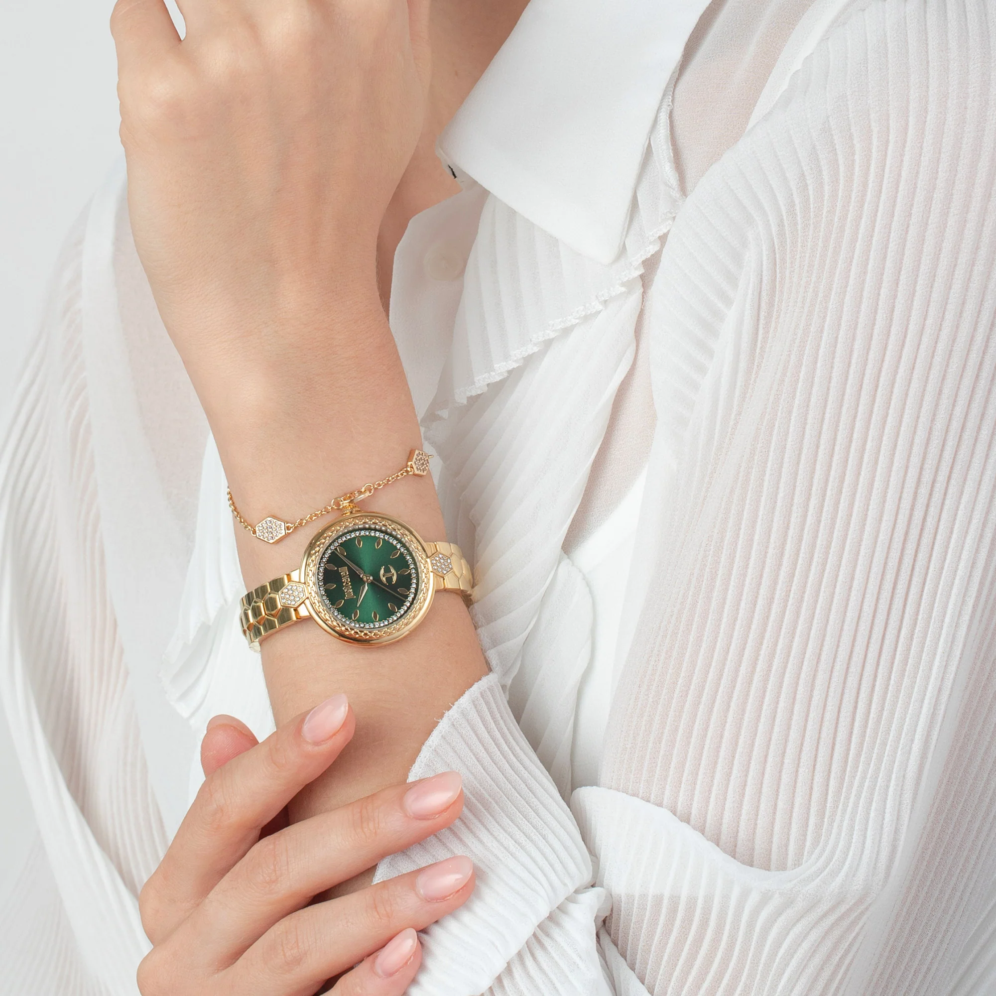 Snake Creazione Yellow Gold Green - Image 2