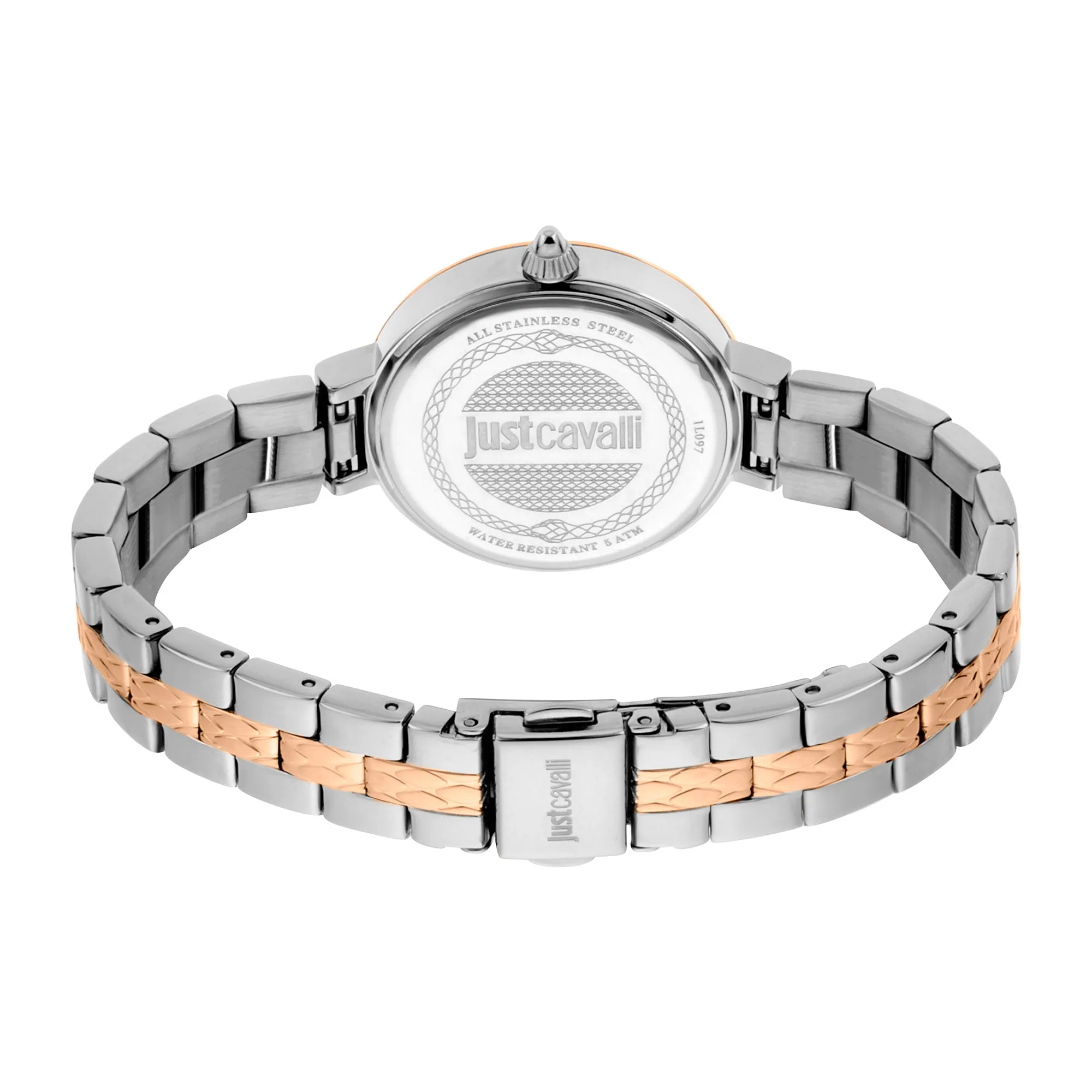 Steel Silver Rose Gold Logo Serpente - Image 3