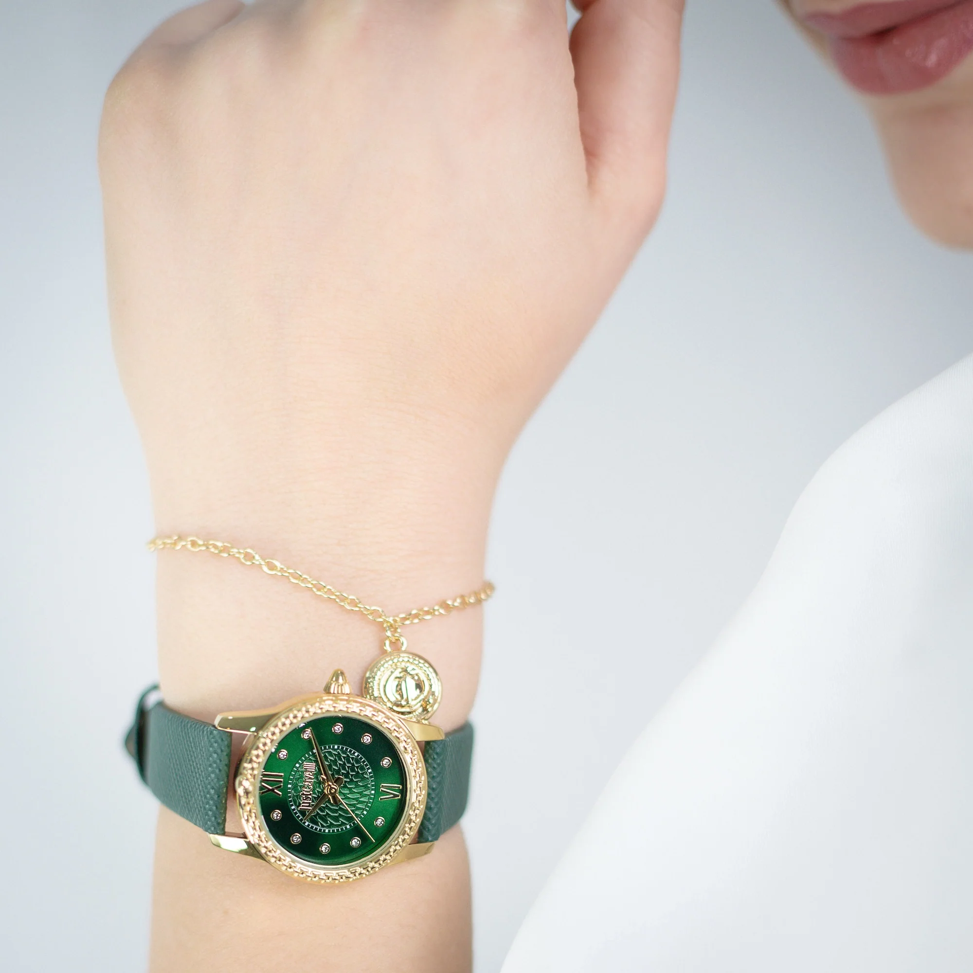Sublime Animalier Leather Green Yellow Gold - Image 2