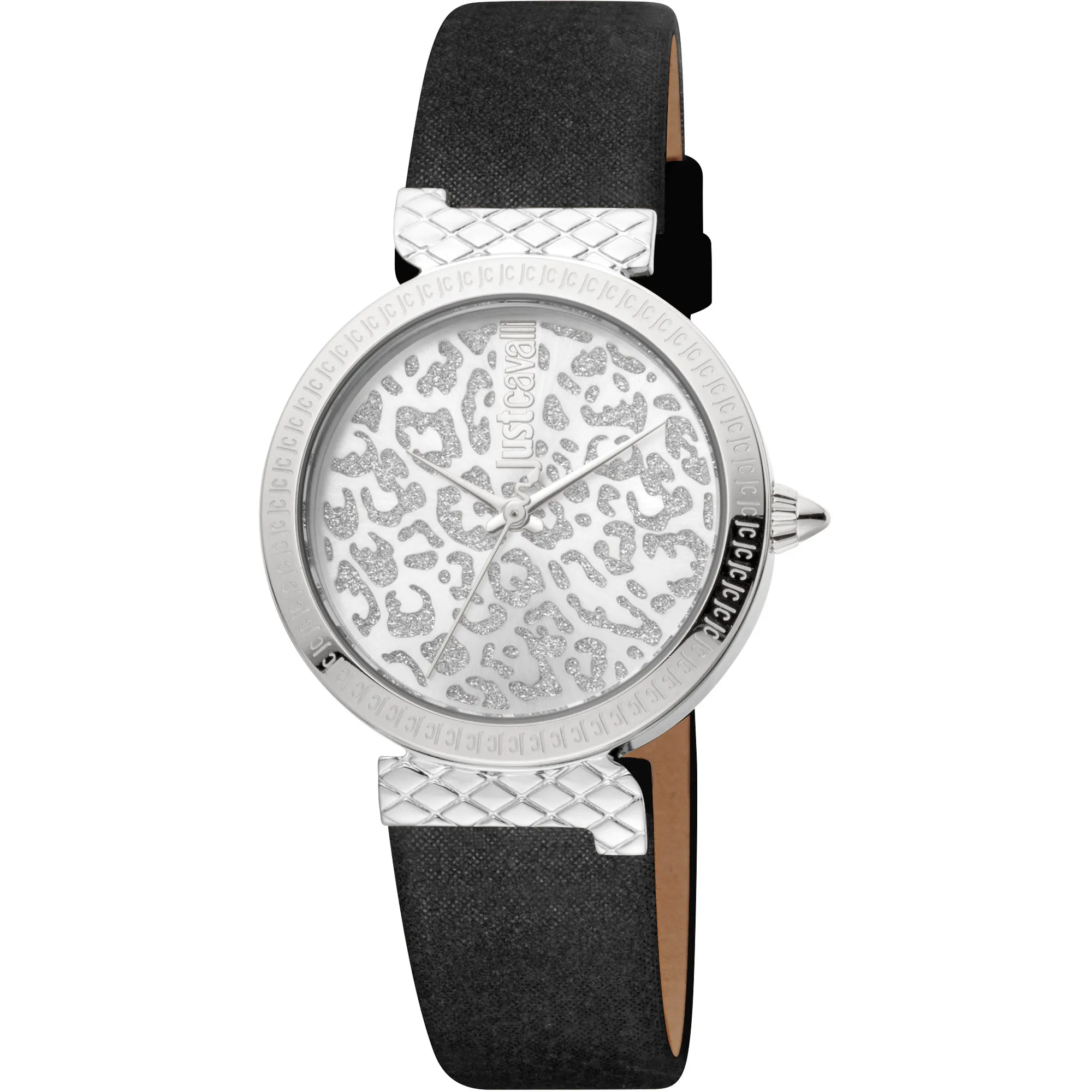 Vibrazioni Leather Black Silver Leopard