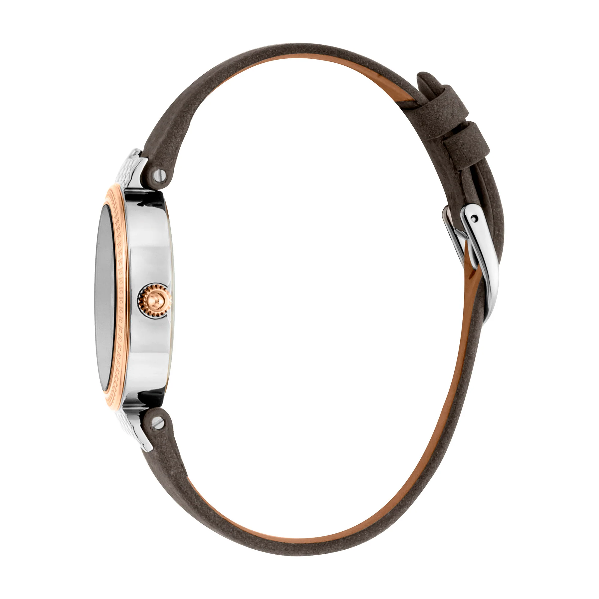 Vibrazioni Leather Grey Rose Gold Leopard Glitter - Image 2