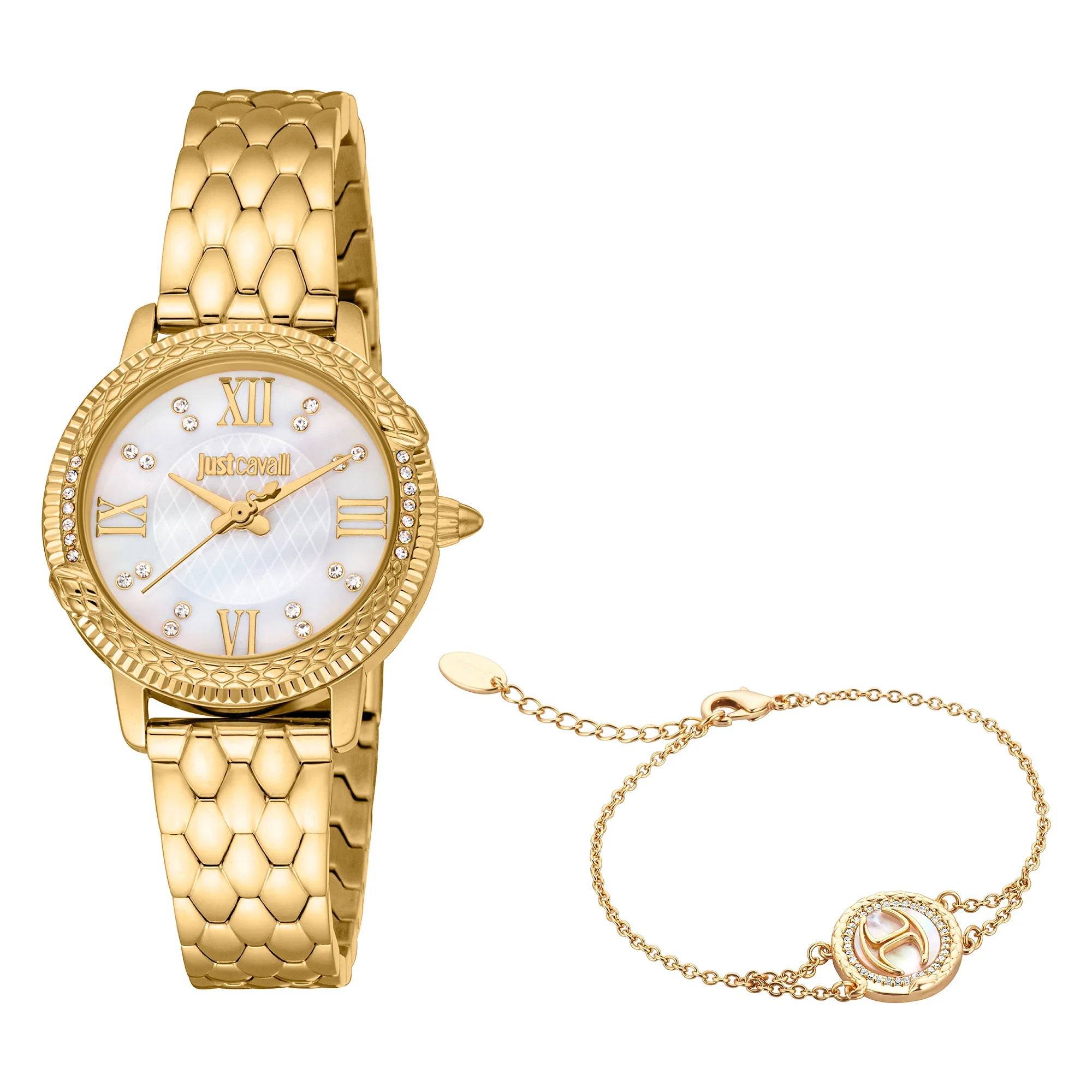 Viperized Yellow Gold Silver MOP